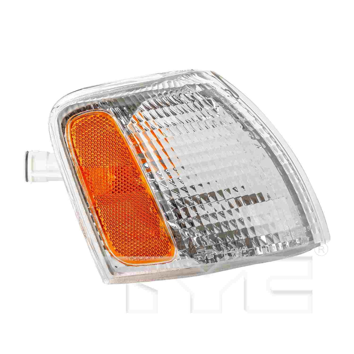 Side View of Front Right Turn Signal / Parking Light Assembly TYC 18-5449-90