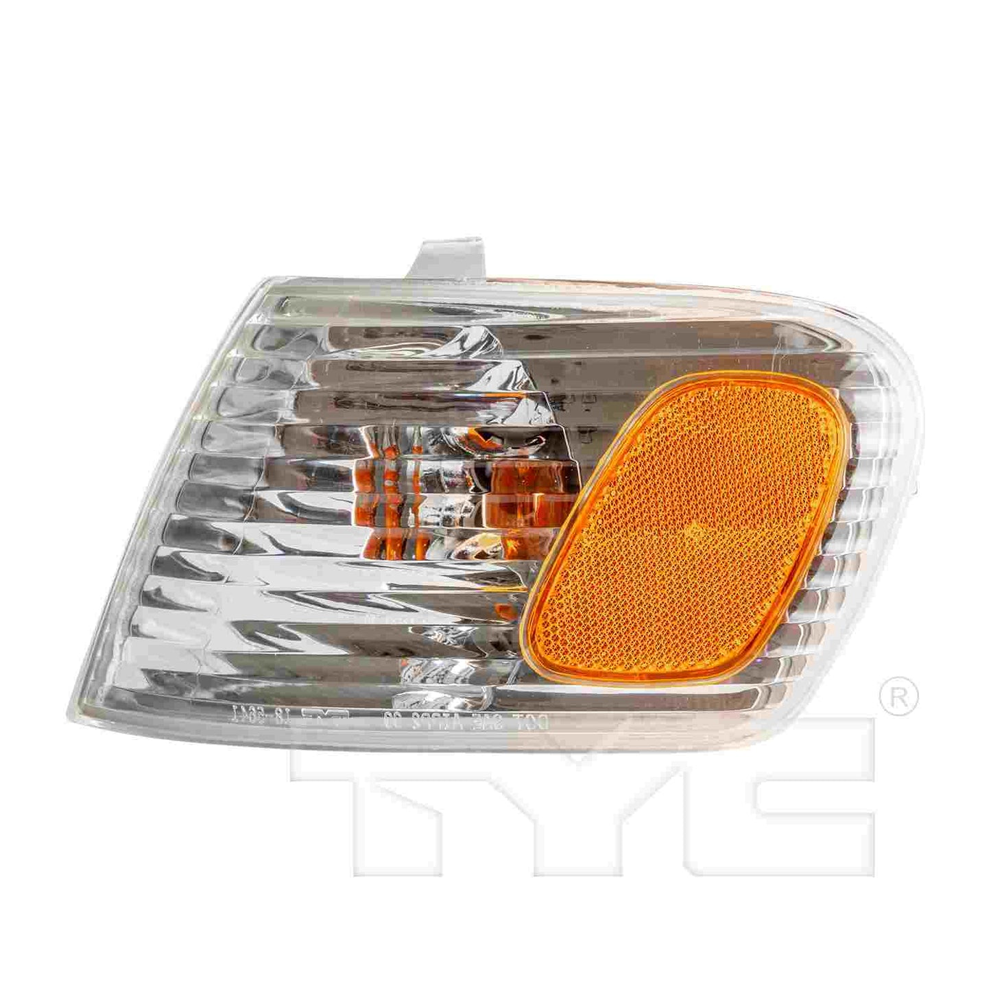 Side View of Front Left Turn Signal Light Assembly TYC 18-5642-00