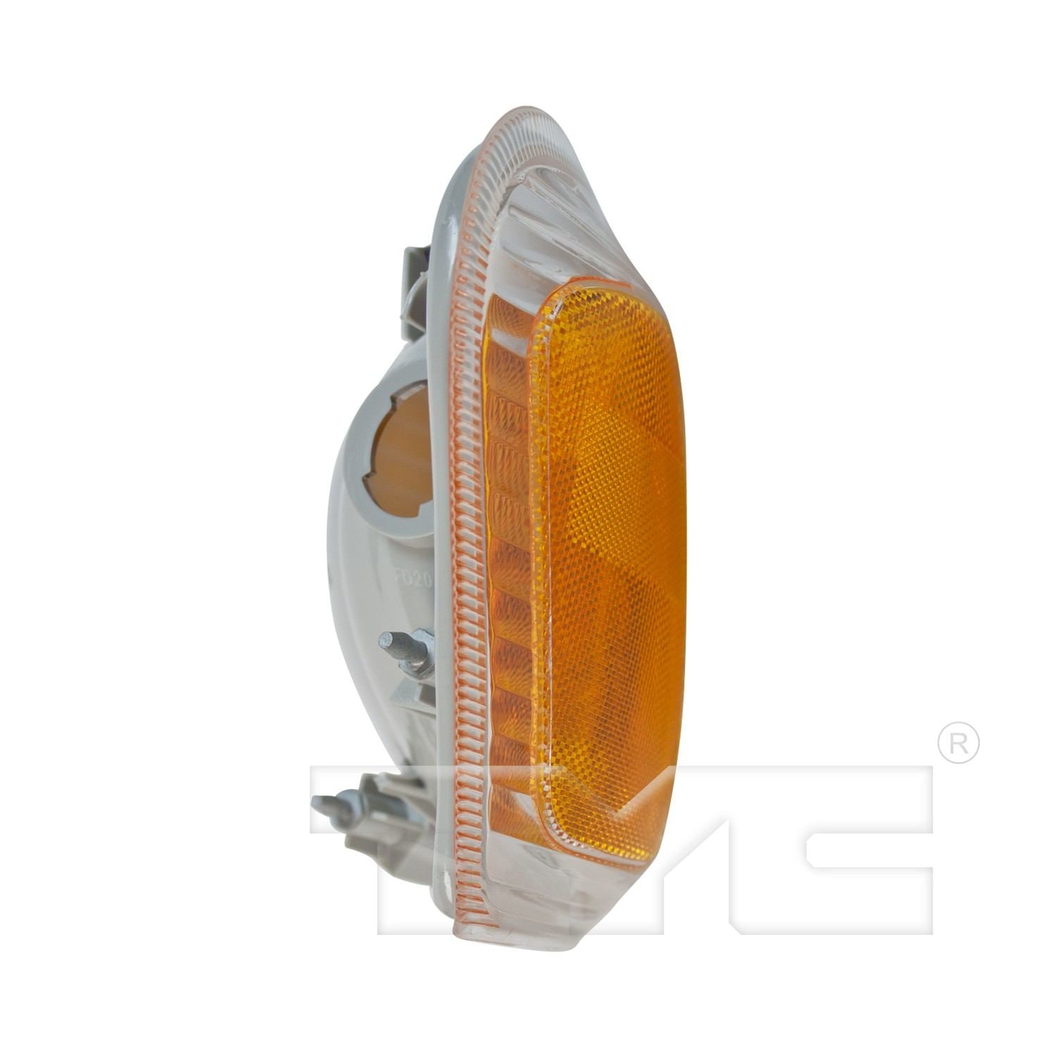 Side View of Front Right Turn Signal / Parking Light TYC 18-5697-01