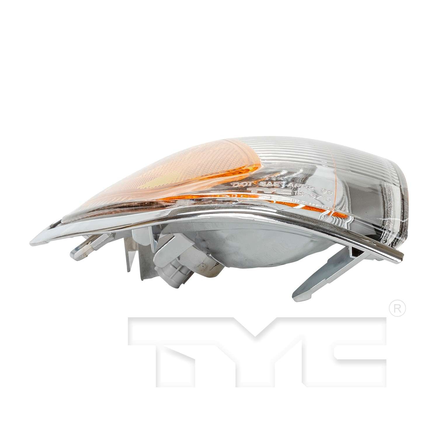 Bottom View of Front Right Parking Light Assembly TYC 18-5715-90