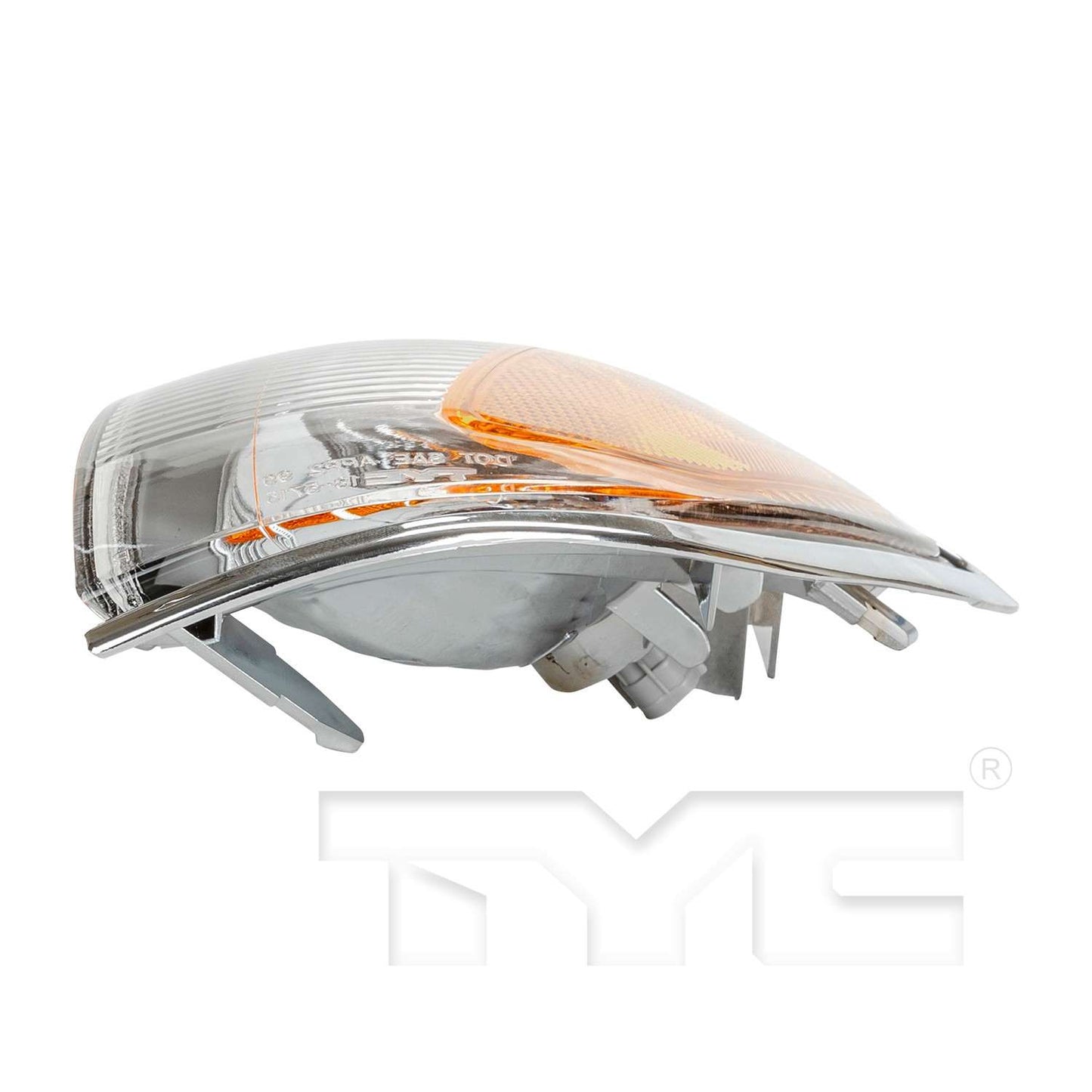 Bottom View of Front Left Parking Light Assembly TYC 18-5716-90