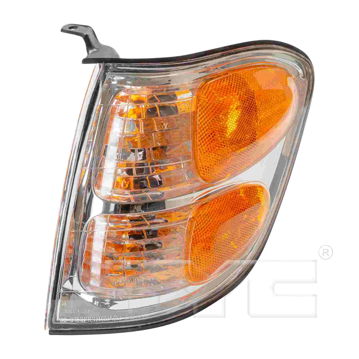 Front View of Front Left Turn Signal Light Assembly TYC 18-5788-00