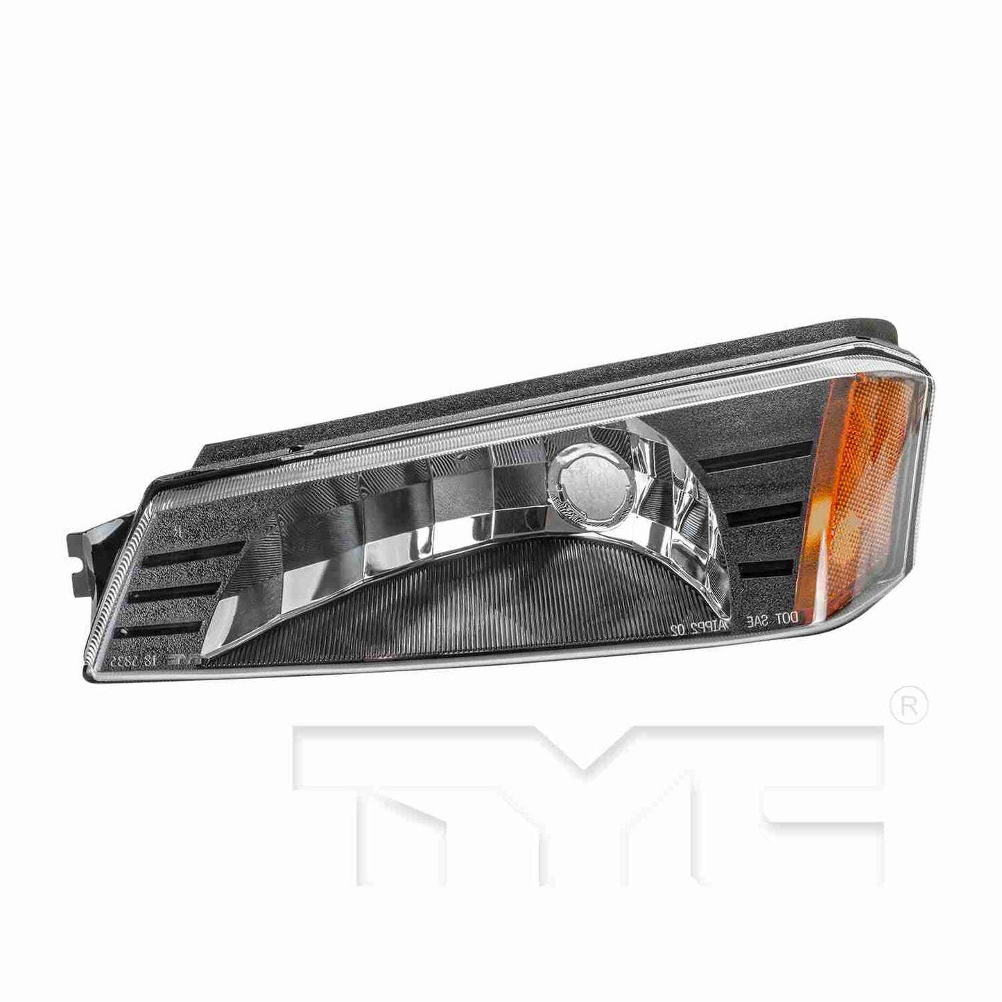 Front View of Front Left Turn Signal / Parking Light TYC 18-5836-01-9