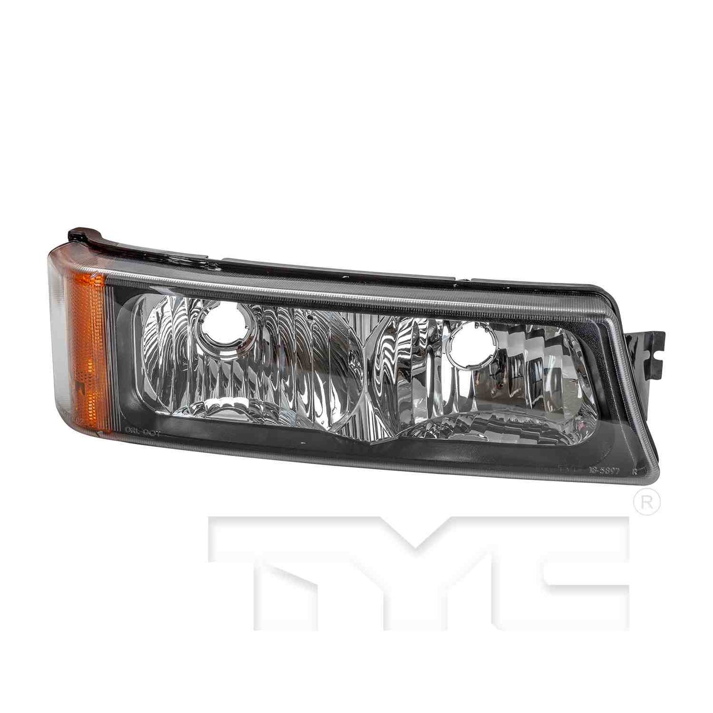 Front View of Front Right Turn Signal / Parking Light TYC 18-5897-01-9