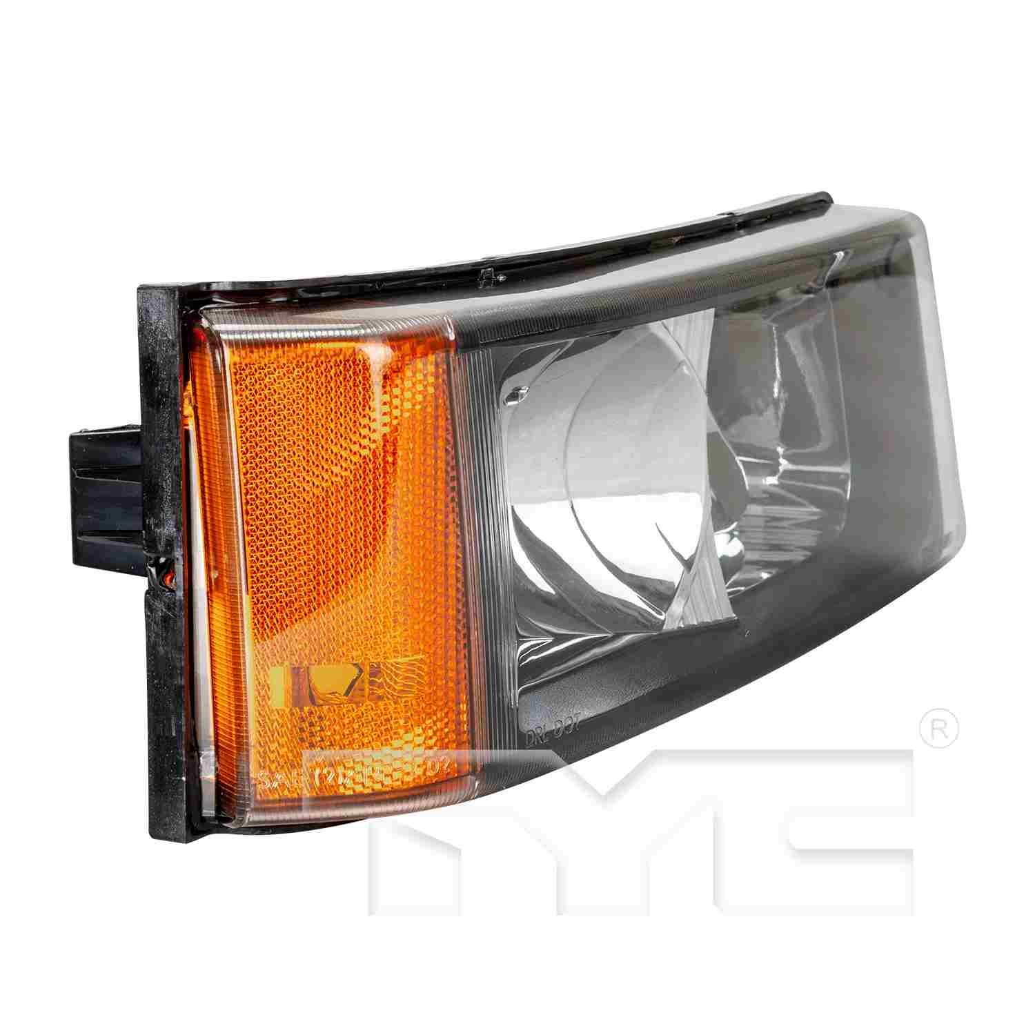 Side View of Front Right Turn Signal / Parking Light TYC 18-5897-01-9