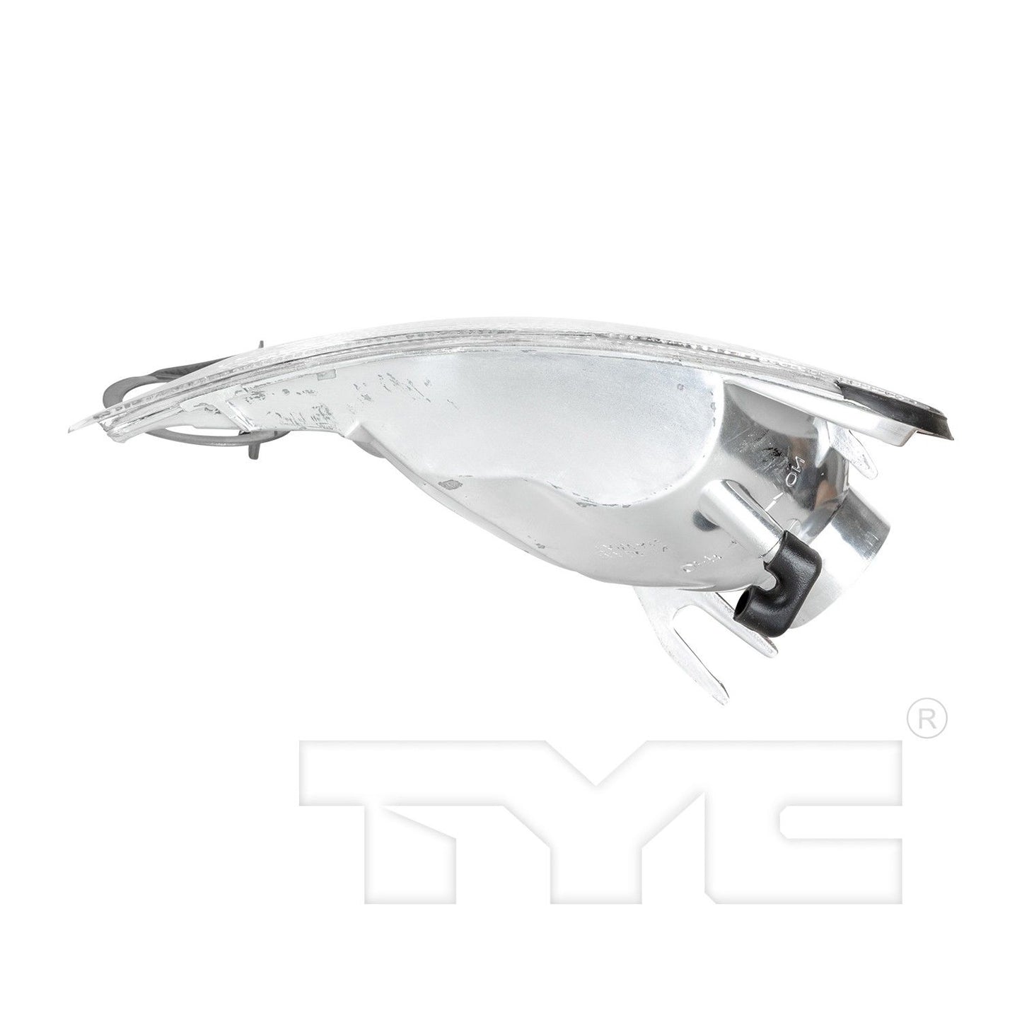 Bottom View of Front Left Turn Signal / Parking Light TYC 18-5916-91