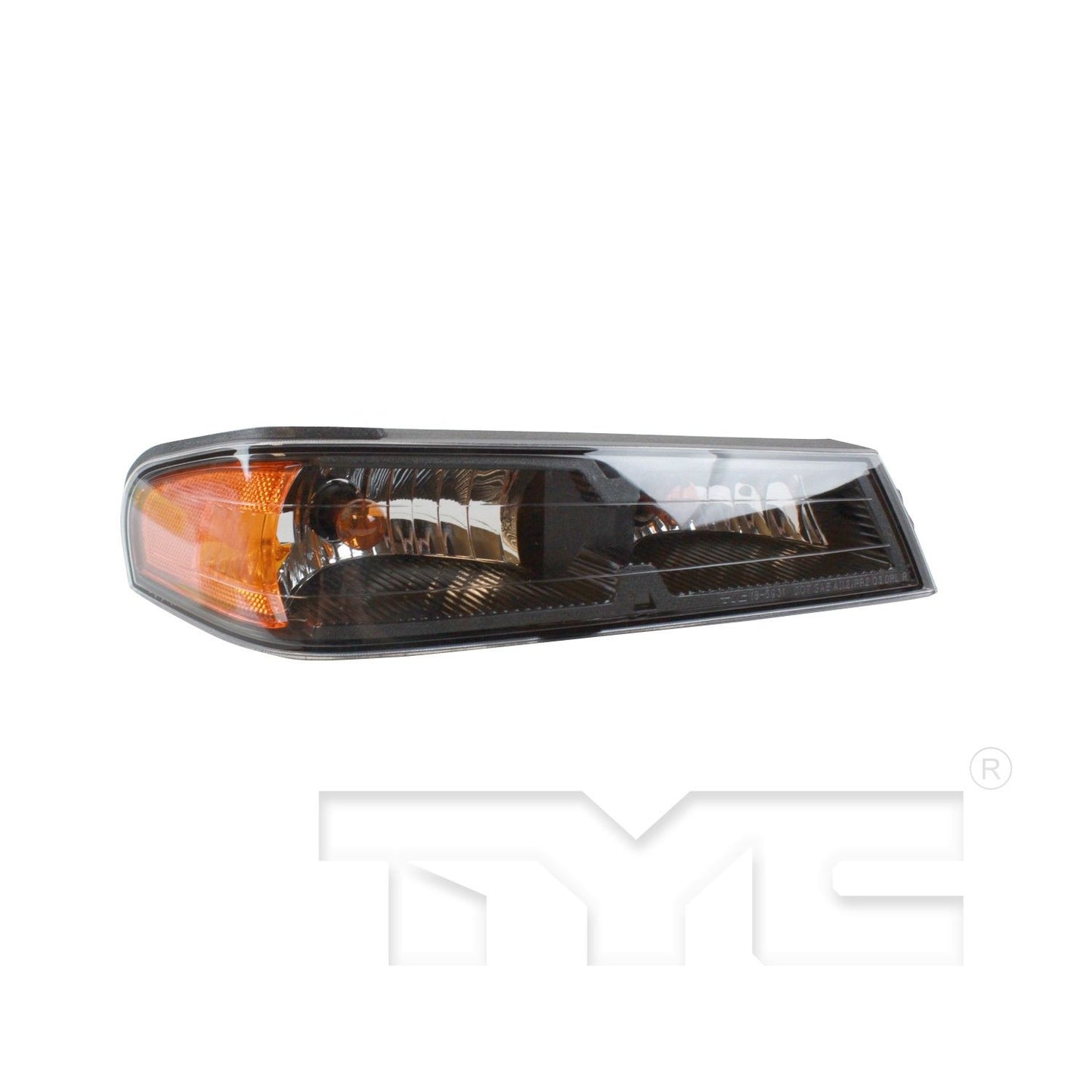 Front View of Front Right Turn Signal / Parking Light Assembly TYC 18-5931-00