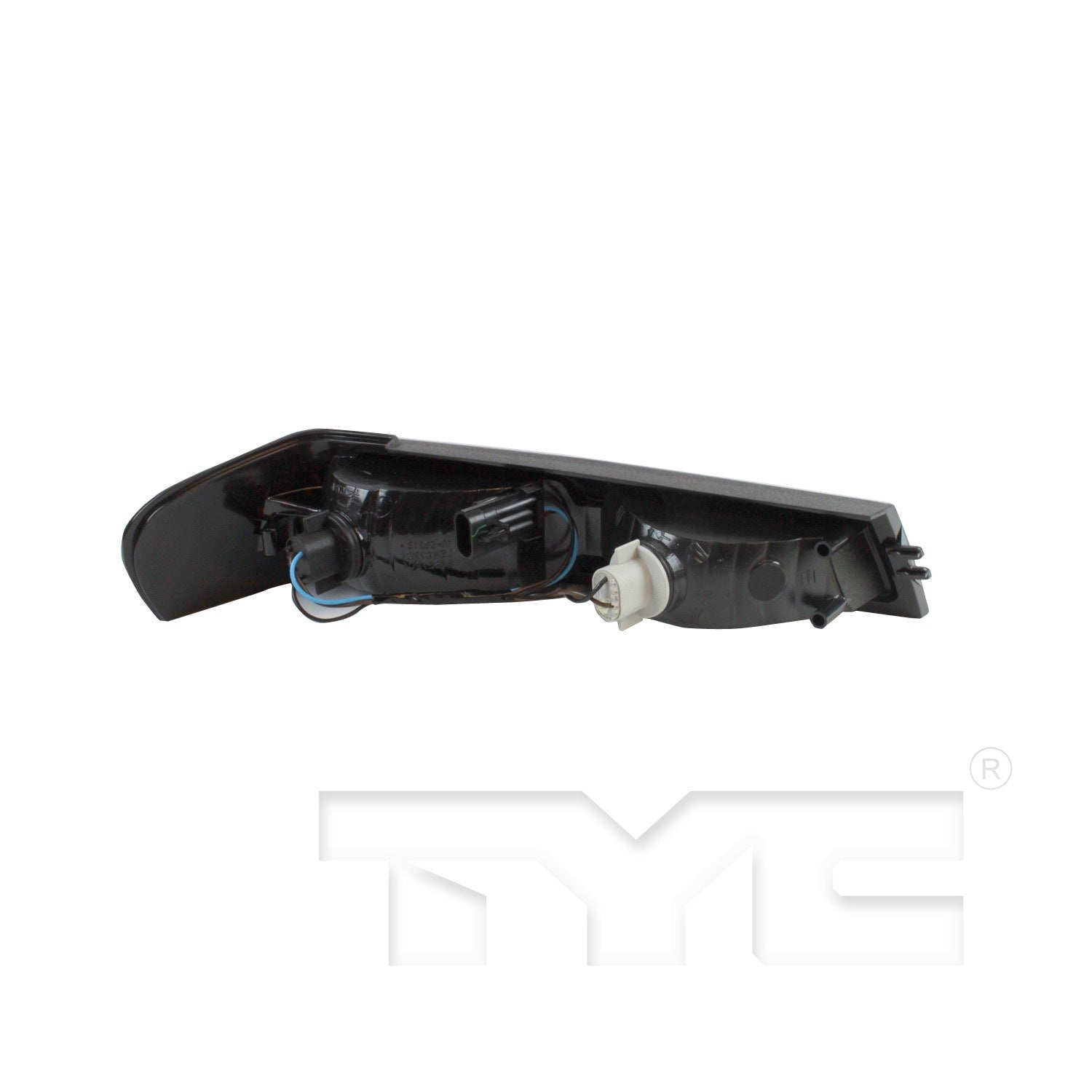 Back View of Front Left Turn Signal / Parking Light Assembly TYC 18-5932-00