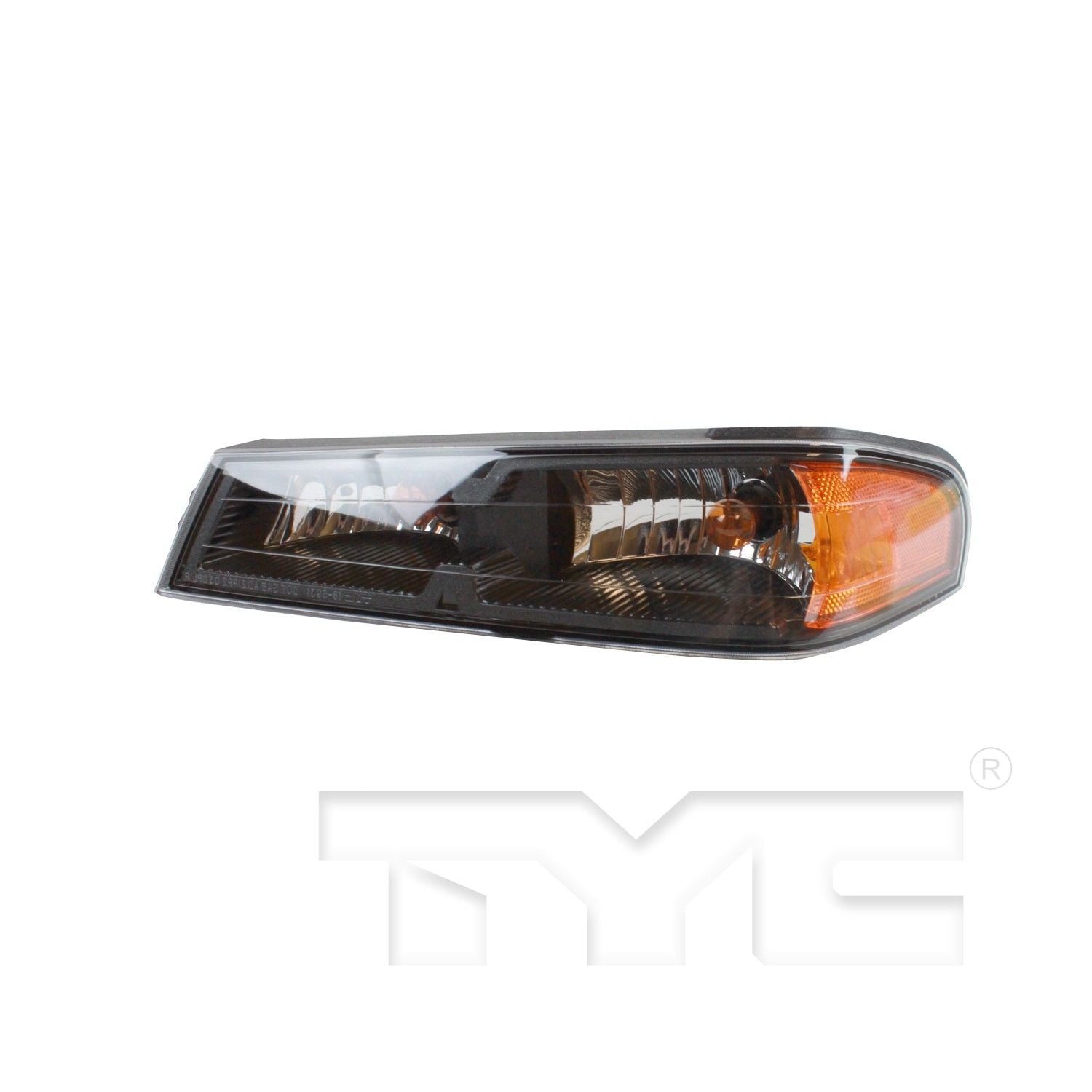 Front View of Front Left Turn Signal / Parking Light Assembly TYC 18-5932-00