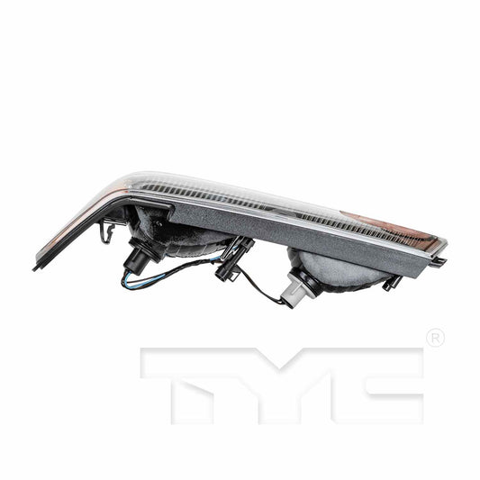 Top View of Front Left Turn Signal / Parking Light Assembly TYC 18-5932-00