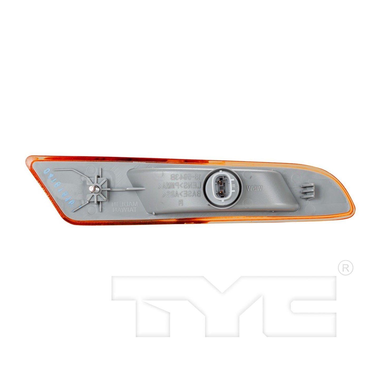 Back View of Front Left Turn Signal Light Assembly TYC 18-5944-00