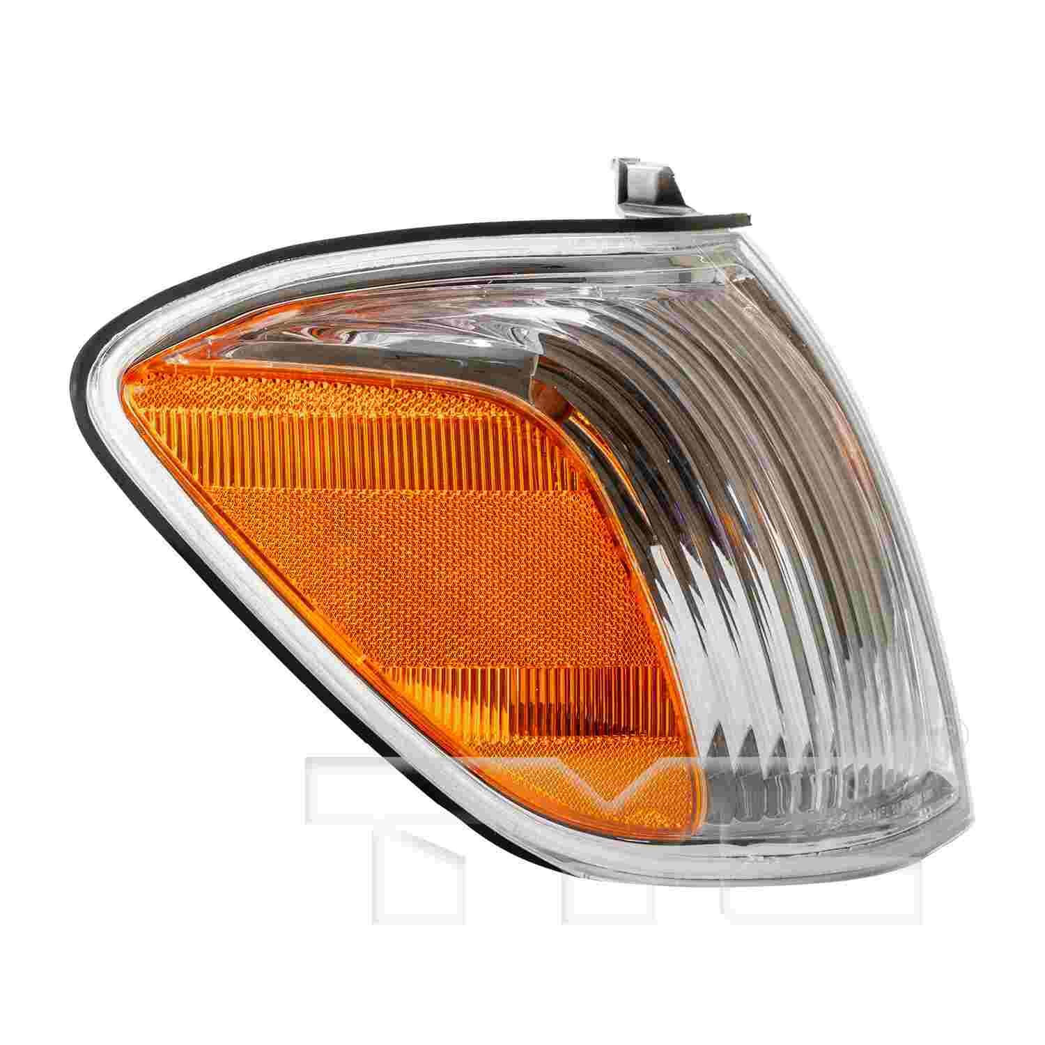 Side View of Front Right Turn Signal Light Assembly TYC 18-5991-00