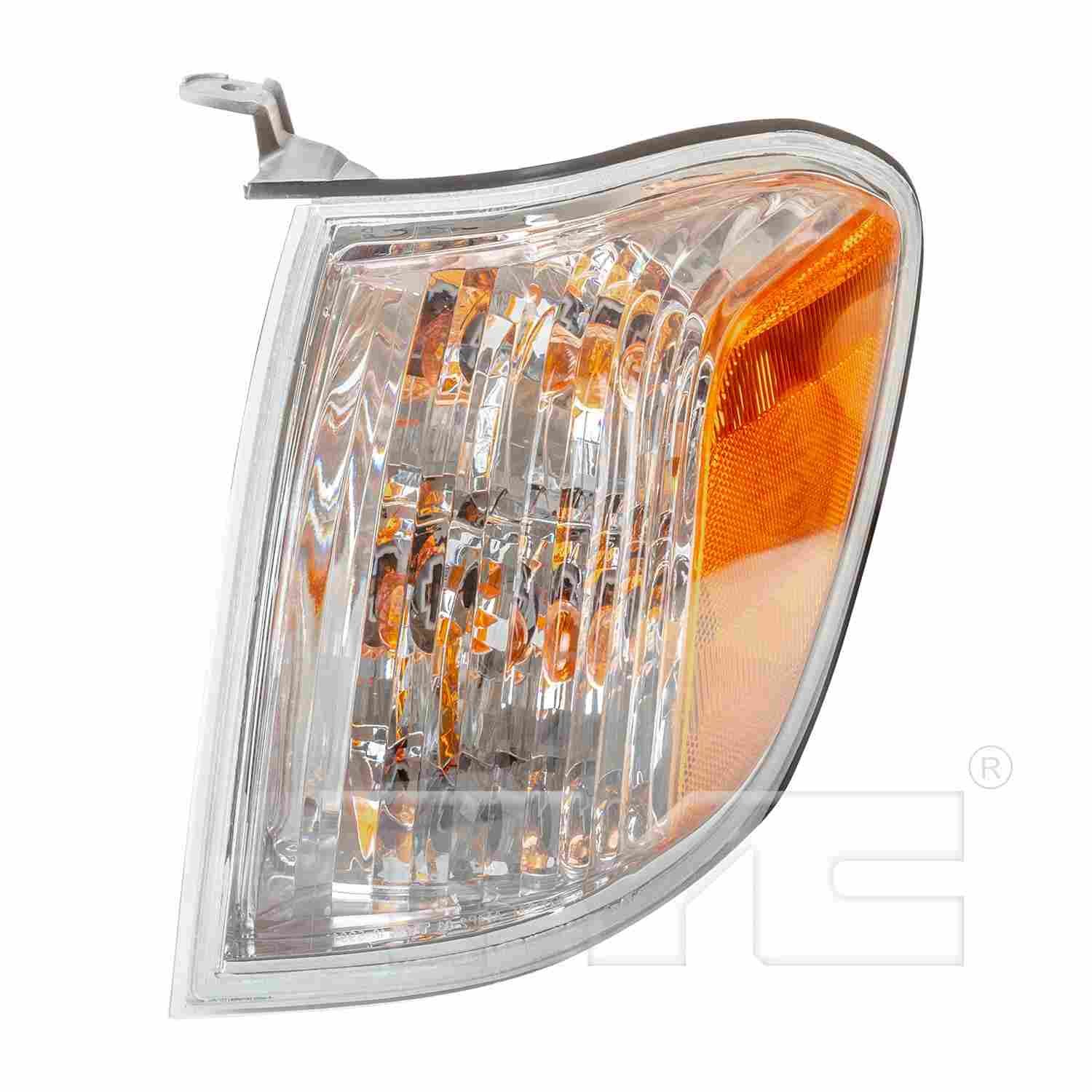 Front View of Front Left Turn Signal Light Assembly TYC 18-5992-00-9