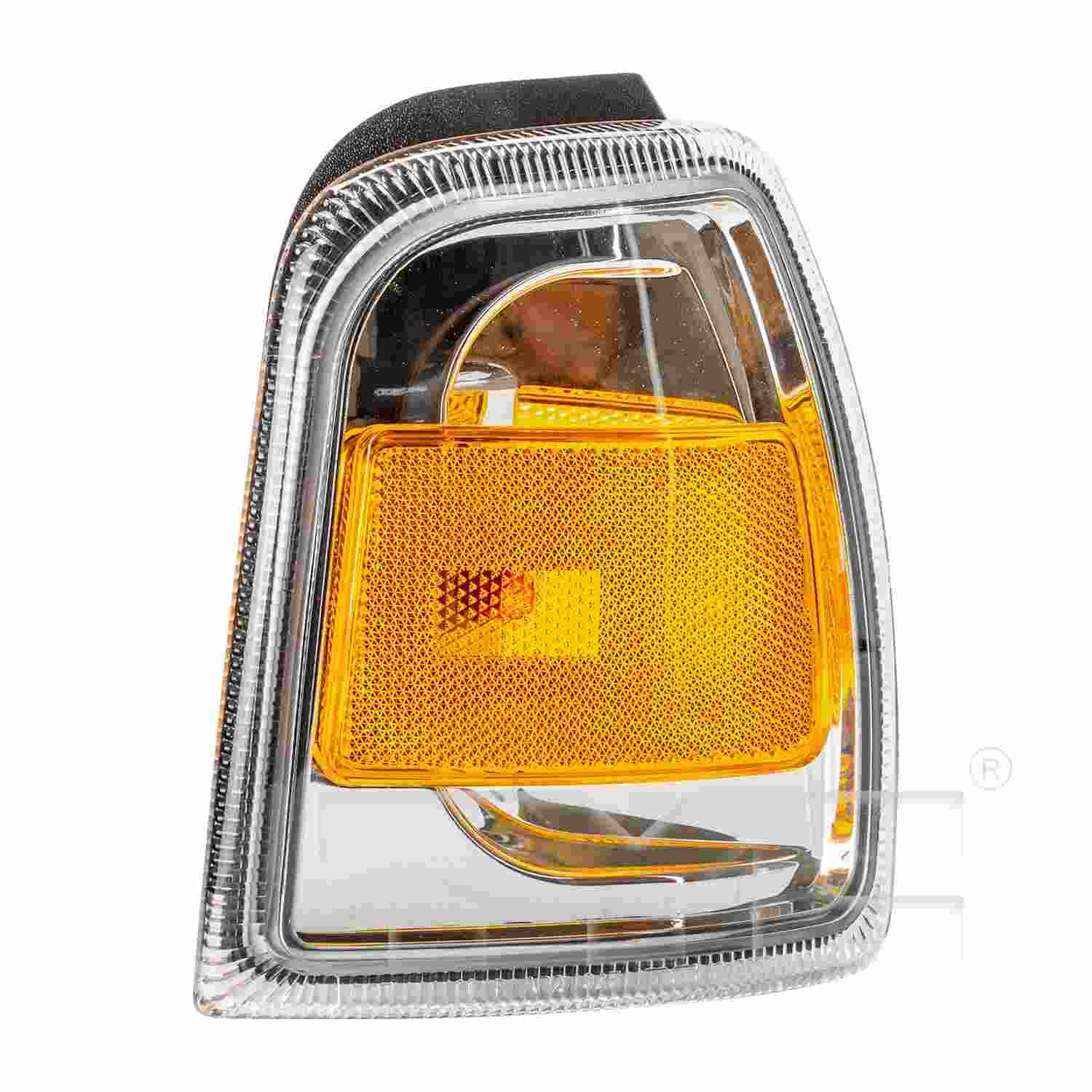 Side View of Front Right Turn Signal / Parking Light Assembly TYC 18-6029-00