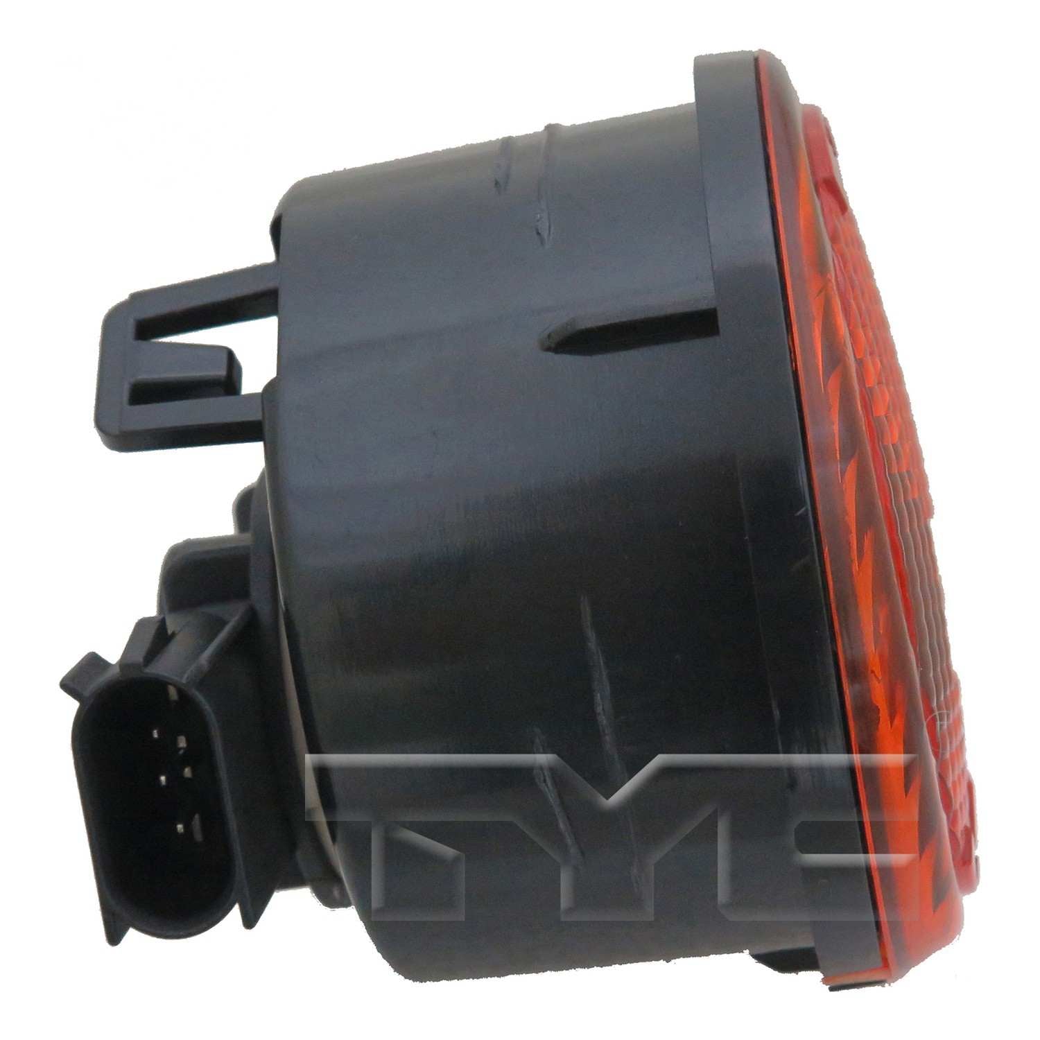 Side View of Front Right Turn Signal / Parking Light Assembly TYC 18-6033-00