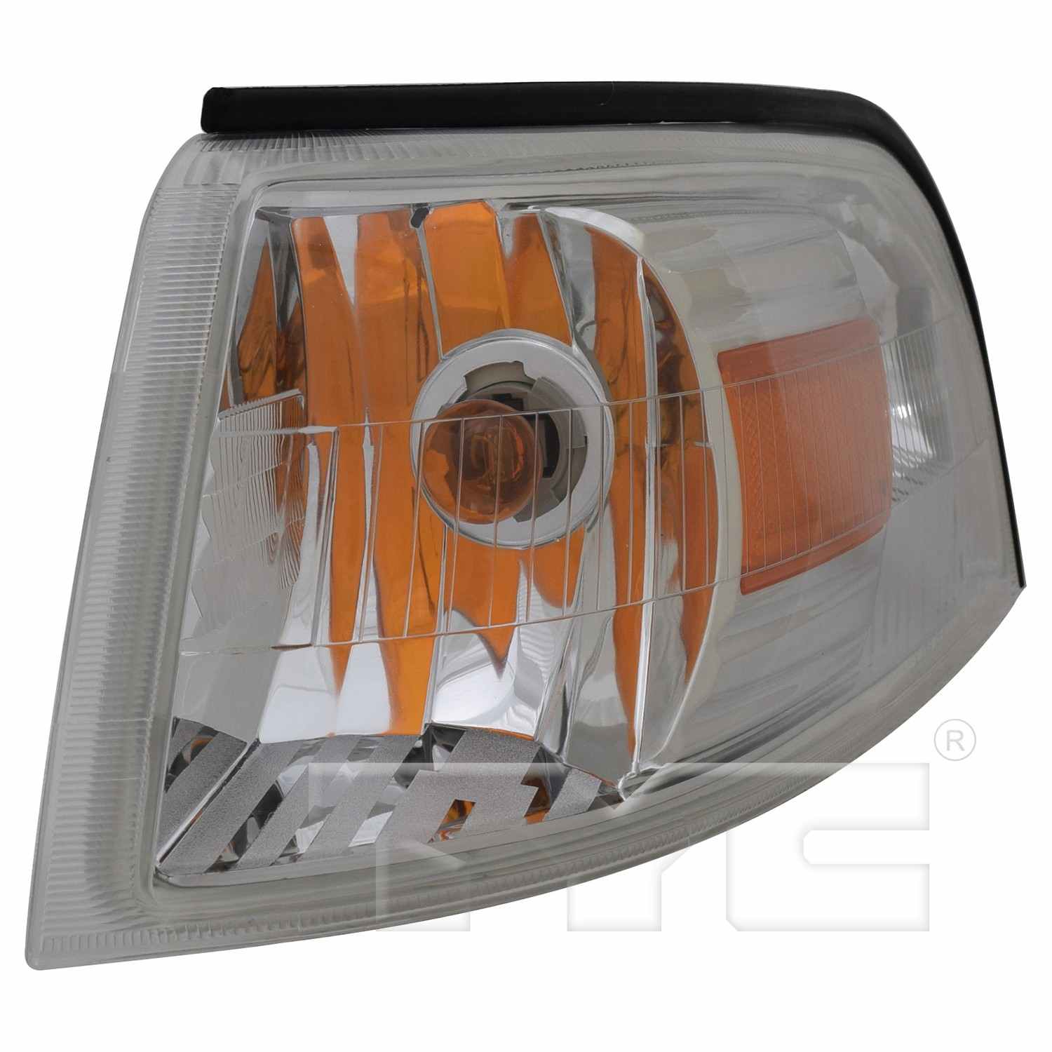 Angle View of Front Left Turn Signal / Parking / Side Marker Light Assembly TYC 18-6046-00-9