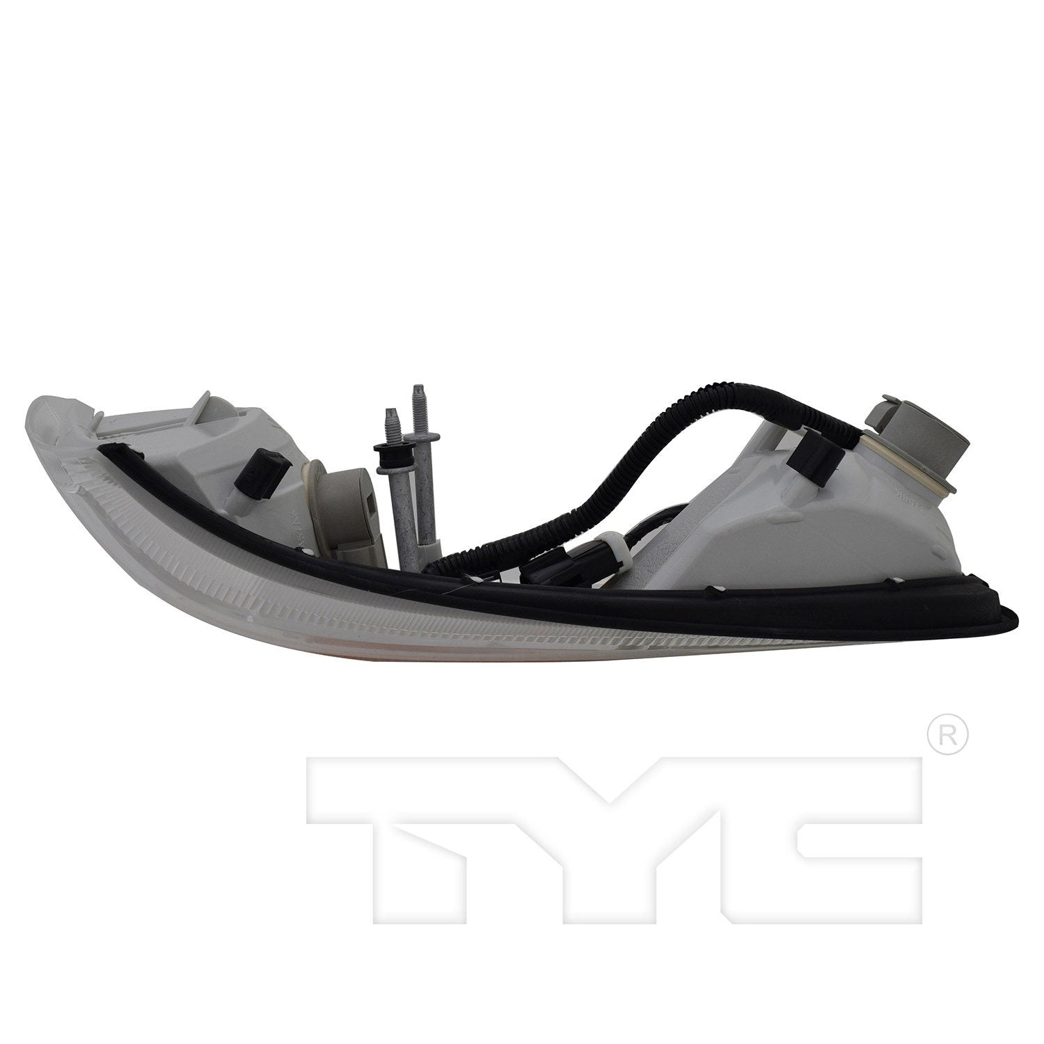 Top View of Front Left Turn Signal / Parking / Side Marker Light Assembly TYC 18-6046-00-9