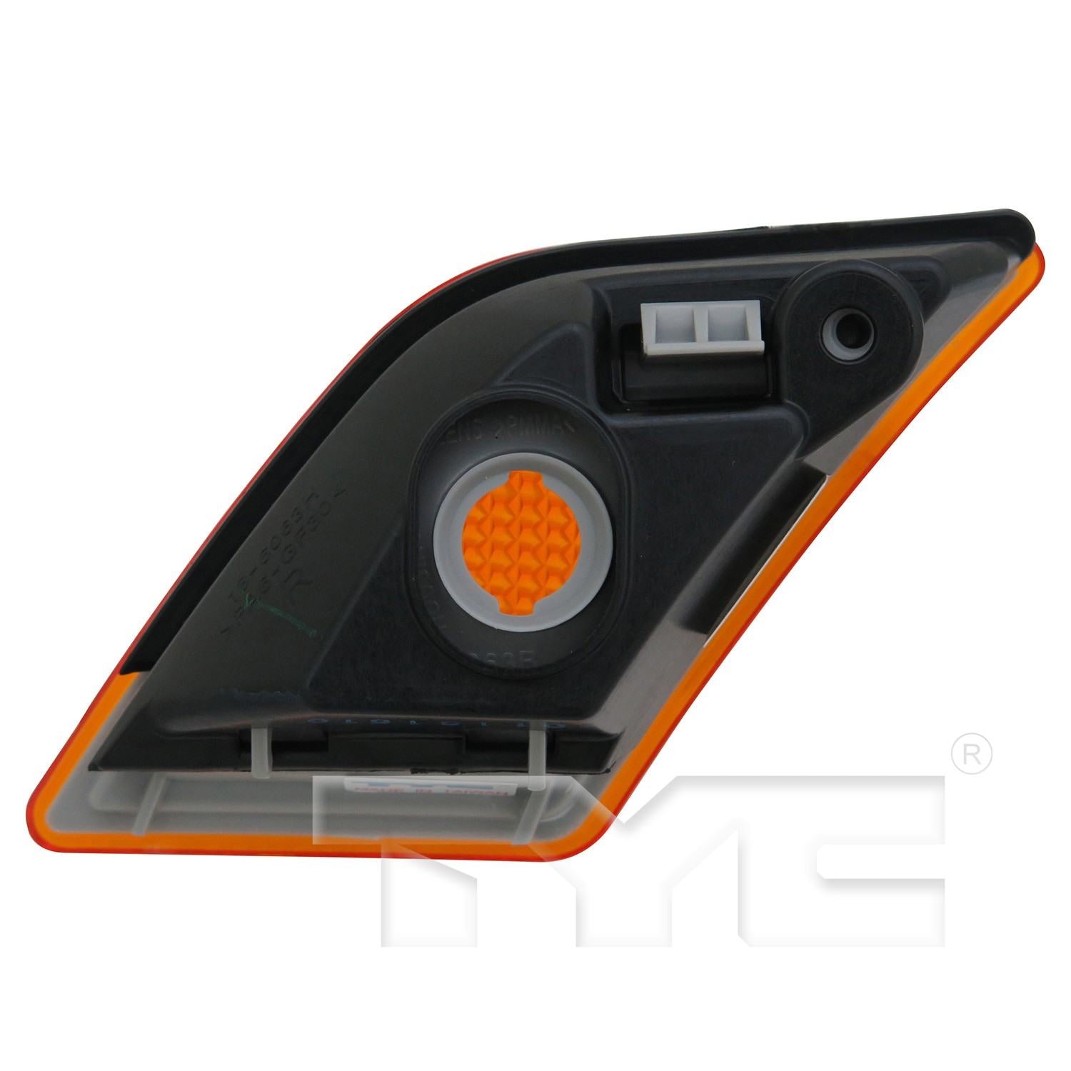 Back View of Front Right Side Marker Light TYC 18-6063-01