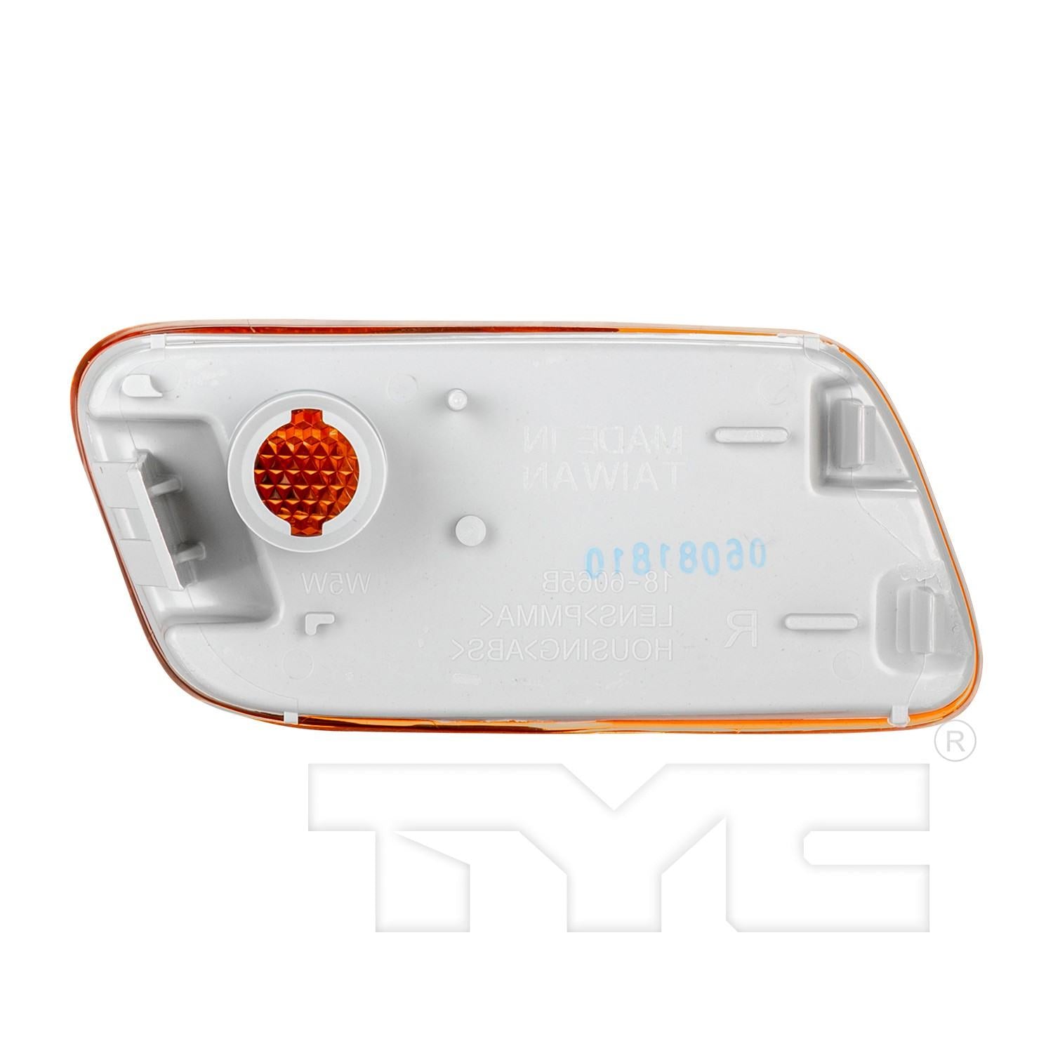 Back View of Front Left Side Marker Light TYC 18-6066-01