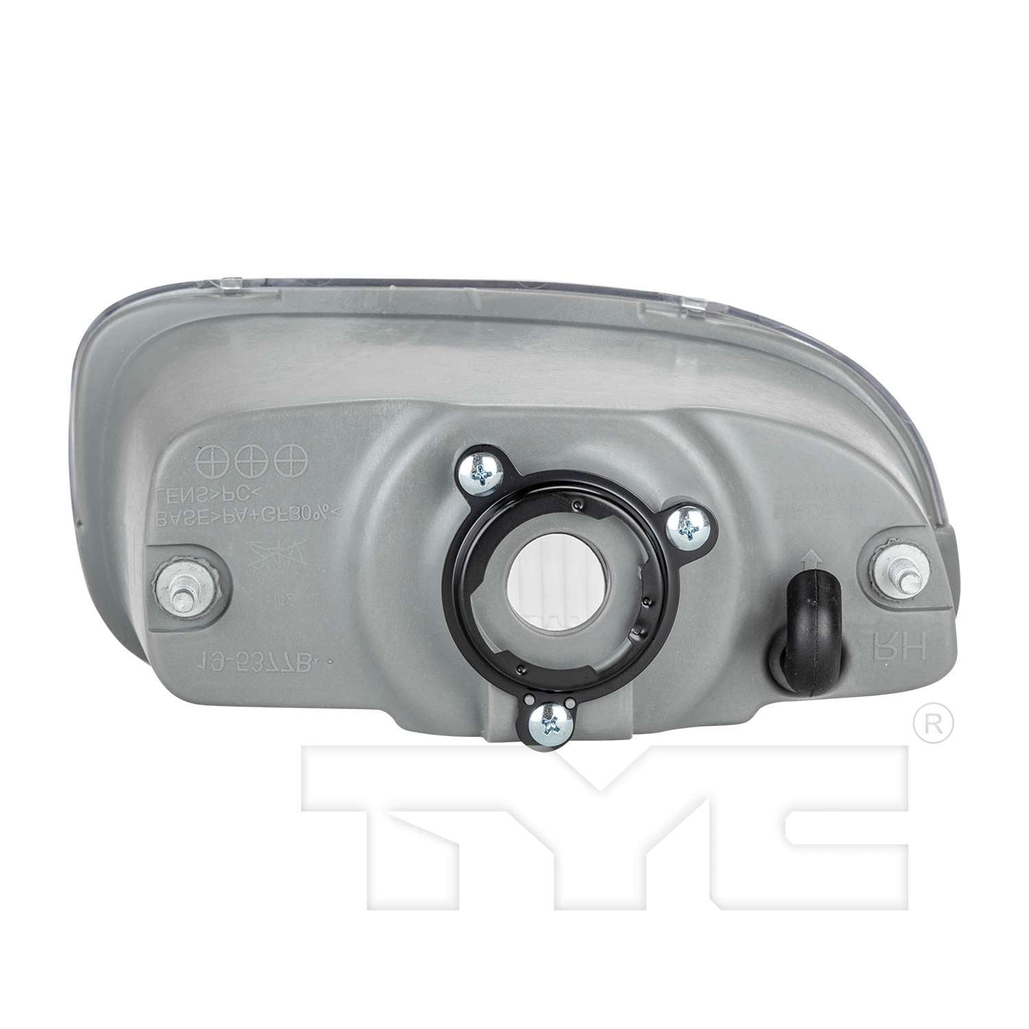 Back View of Left Fog Light Lens / Housing TYC 19-5378-01