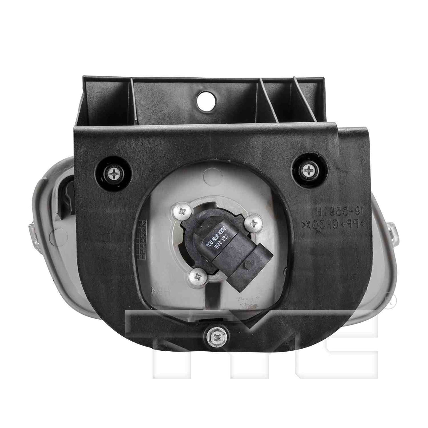 Back View of Left Fog Light Assembly TYC 19-5592-00