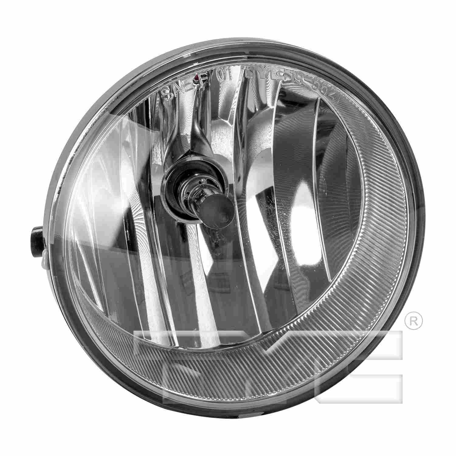 Front View of Left Fog Light Assembly TYC 19-5621-00-9