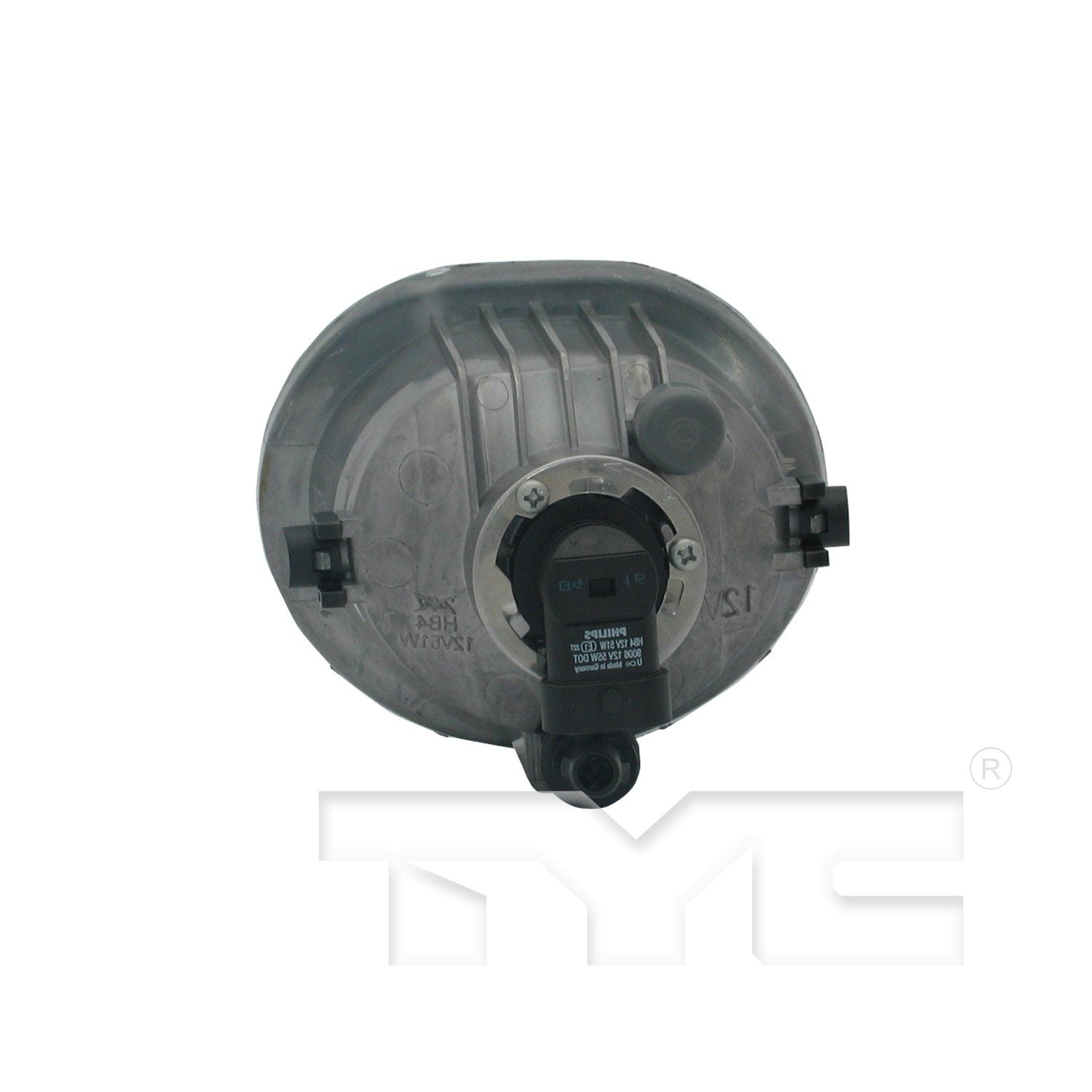 Back View of Left Fog Light Assembly TYC 19-5674-00