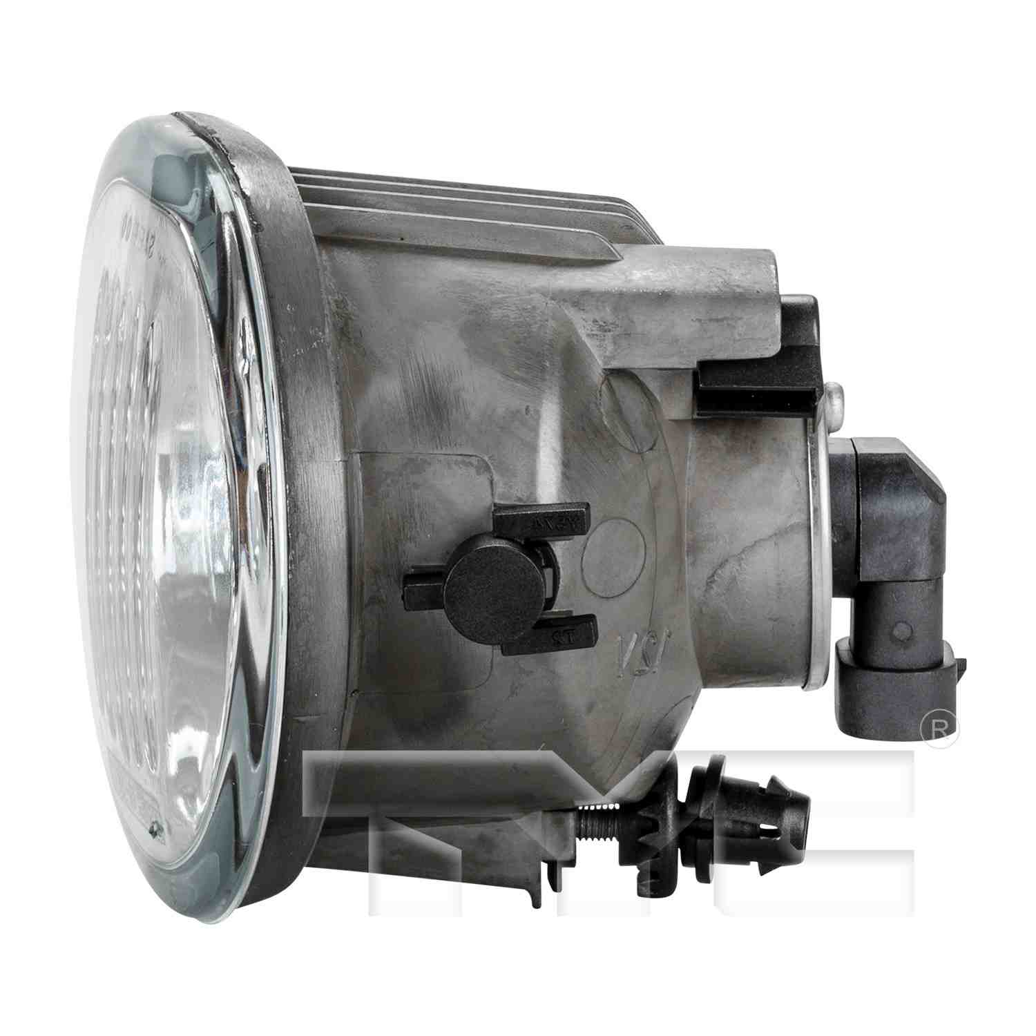 Side View of Left Fog Light Assembly TYC 19-5674-00