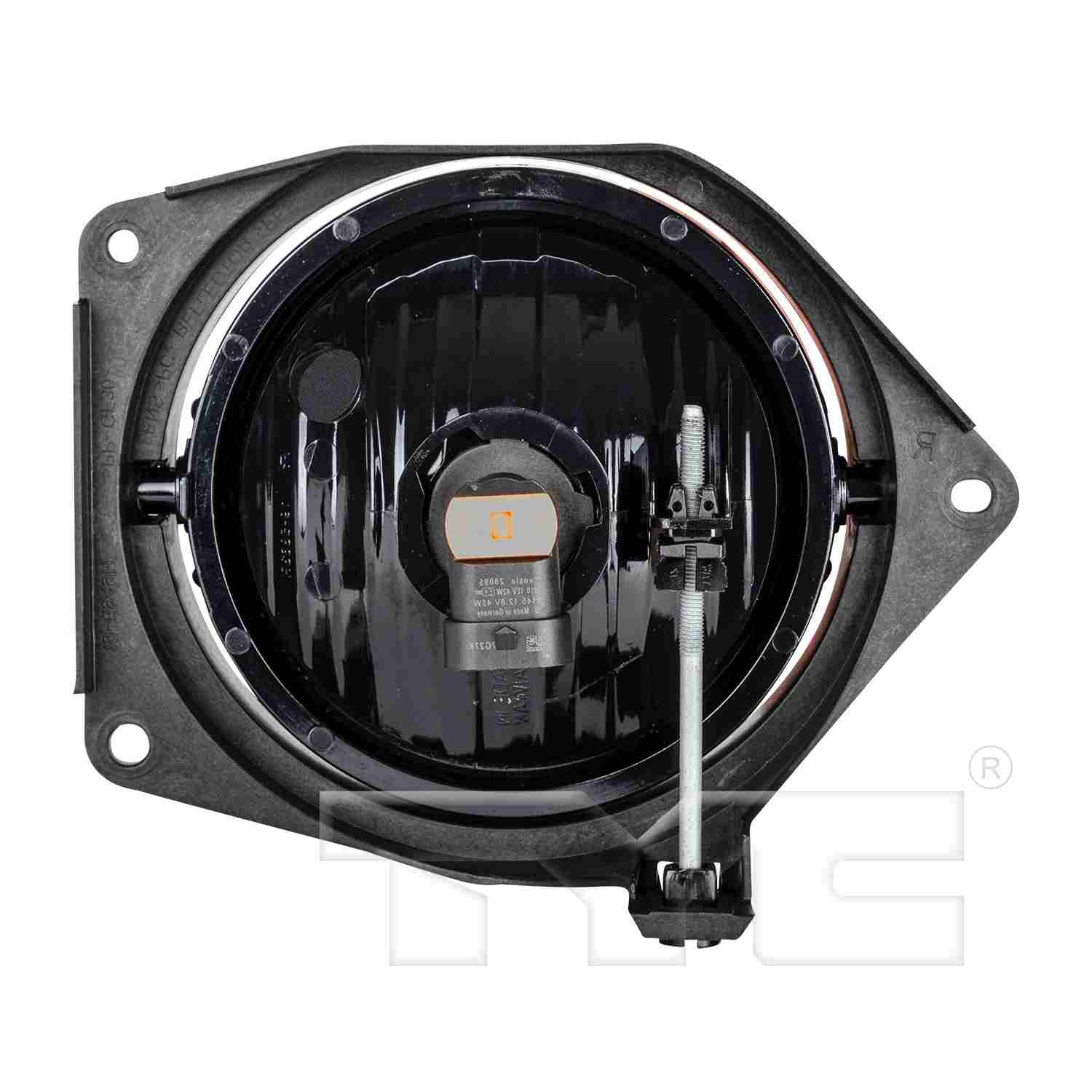 Back View of Fog Light Assembly TYC 19-5950-00