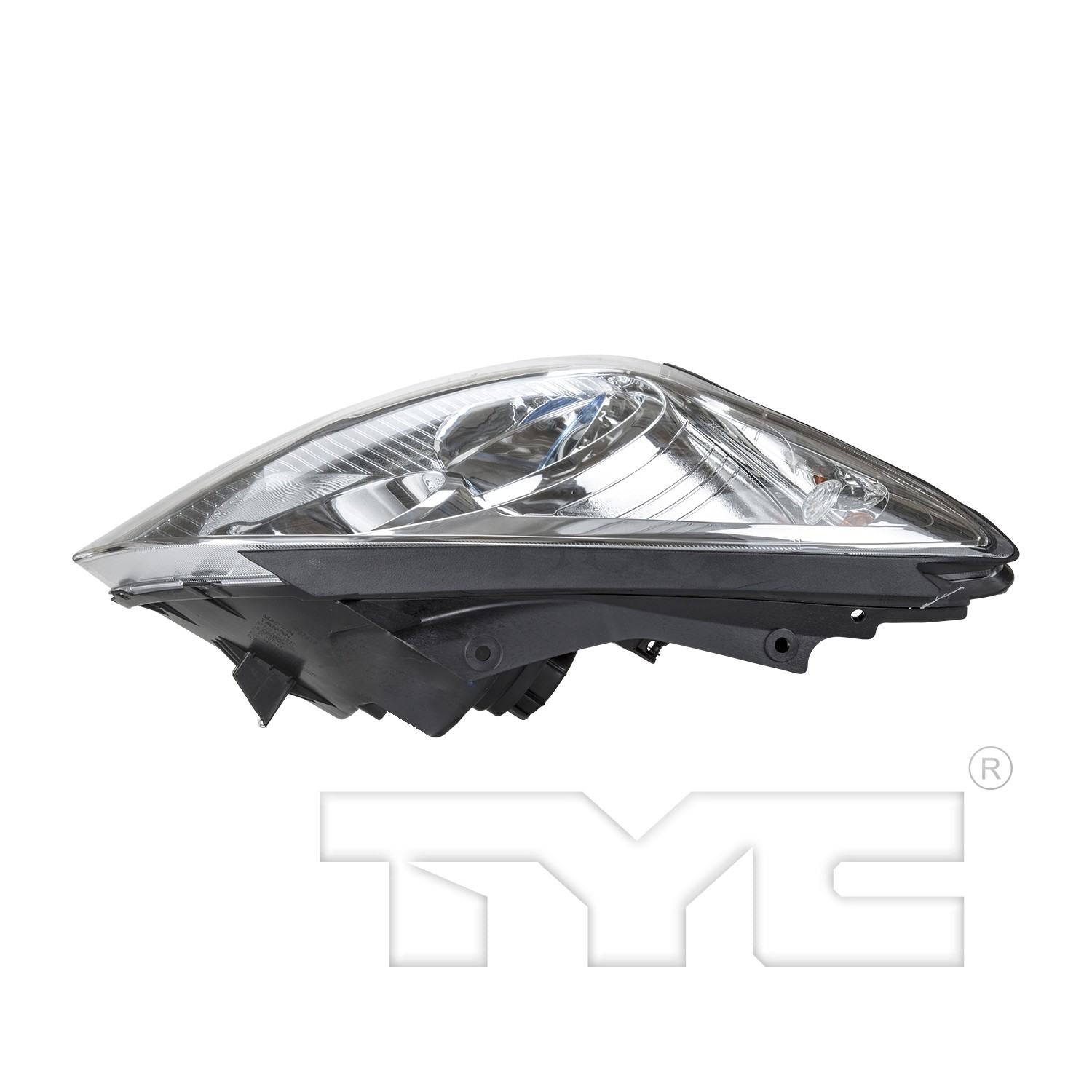 Top View of Right Headlight Assembly TYC 20-12123-90-9