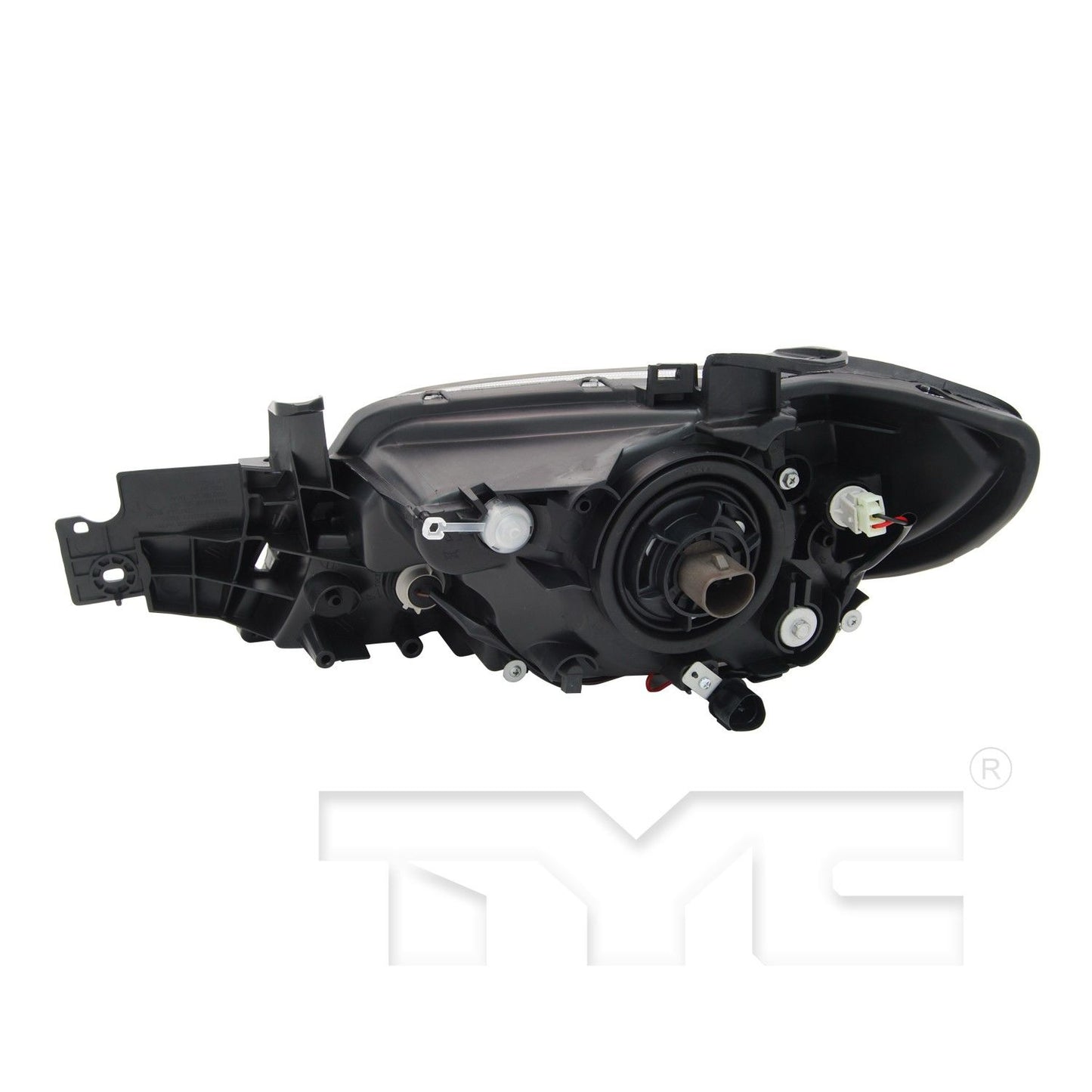 Back View of Left Headlight Assembly TYC 20-12142-00