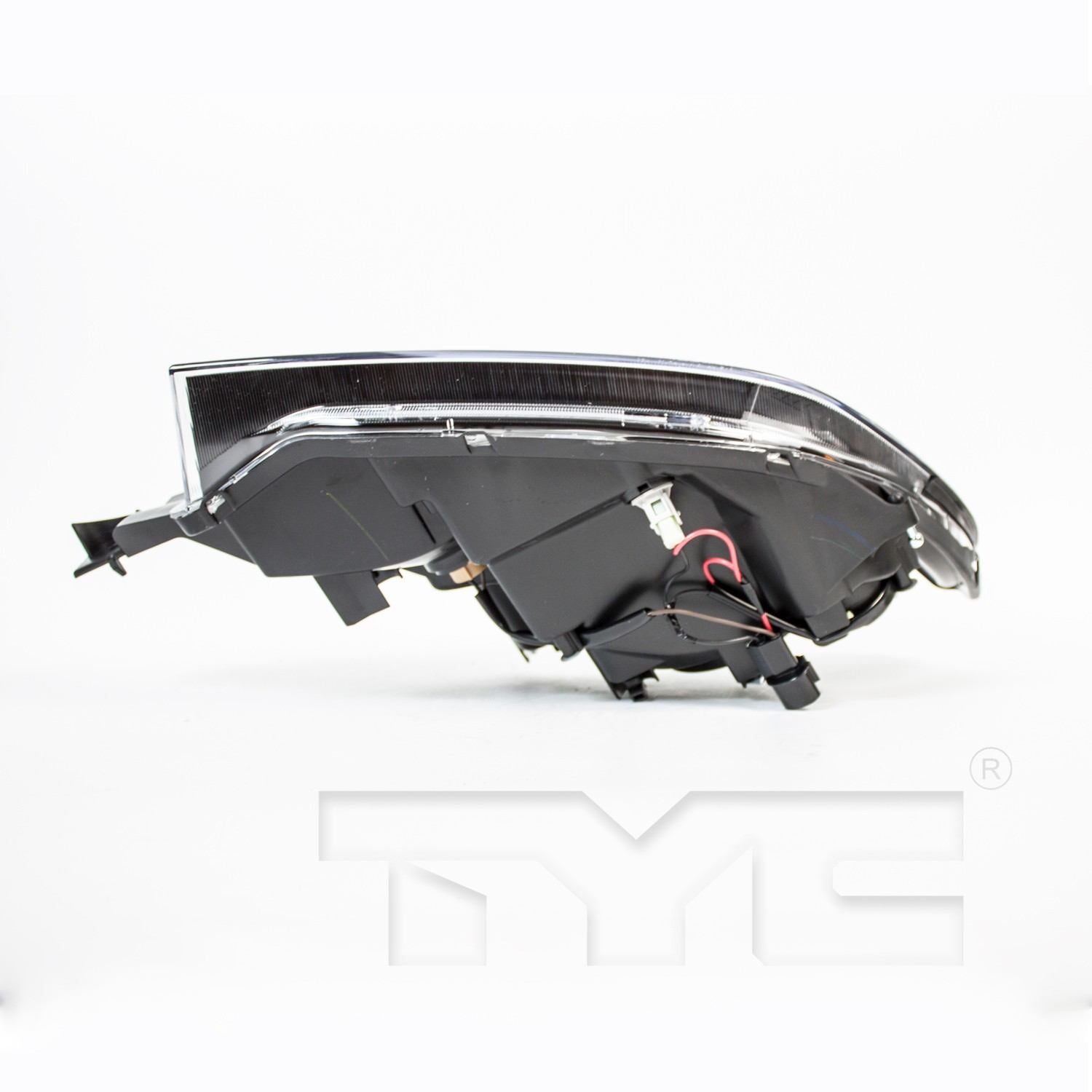 Bottom View of Left Headlight Assembly TYC 20-12142-00