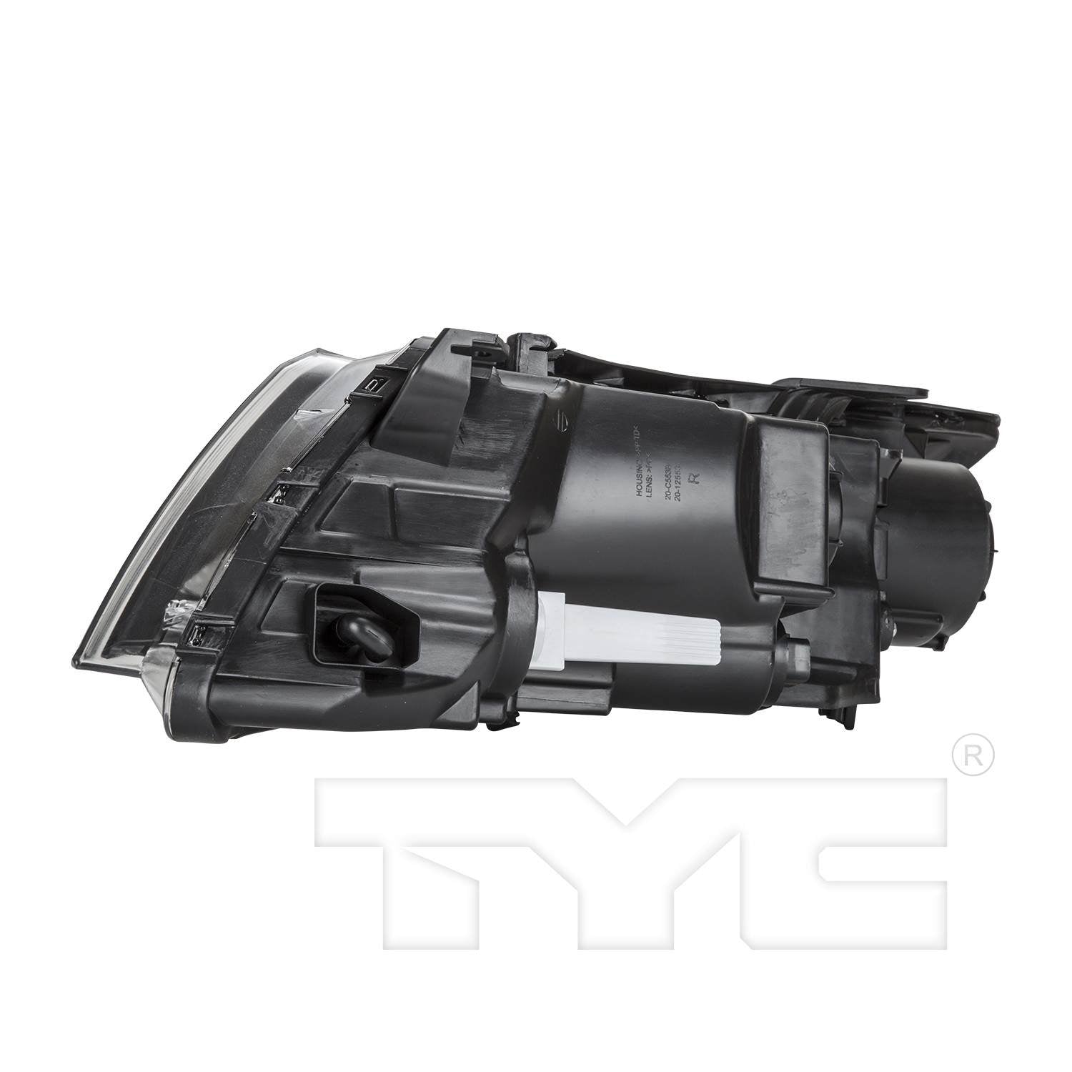 Angle View of Right Headlight Assembly TYC 20-12553-90