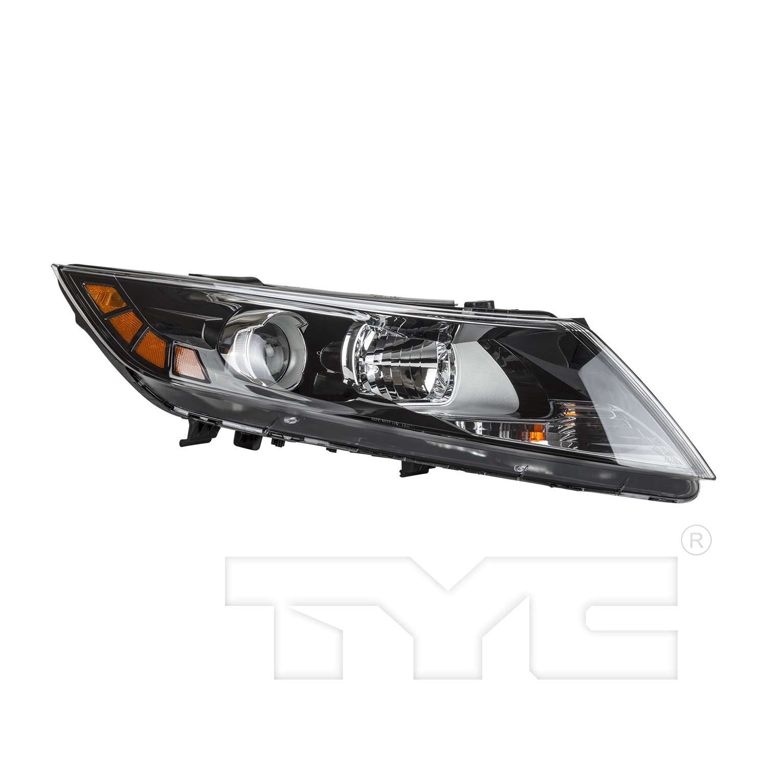 Front View of Right Headlight Assembly TYC 20-12553-90