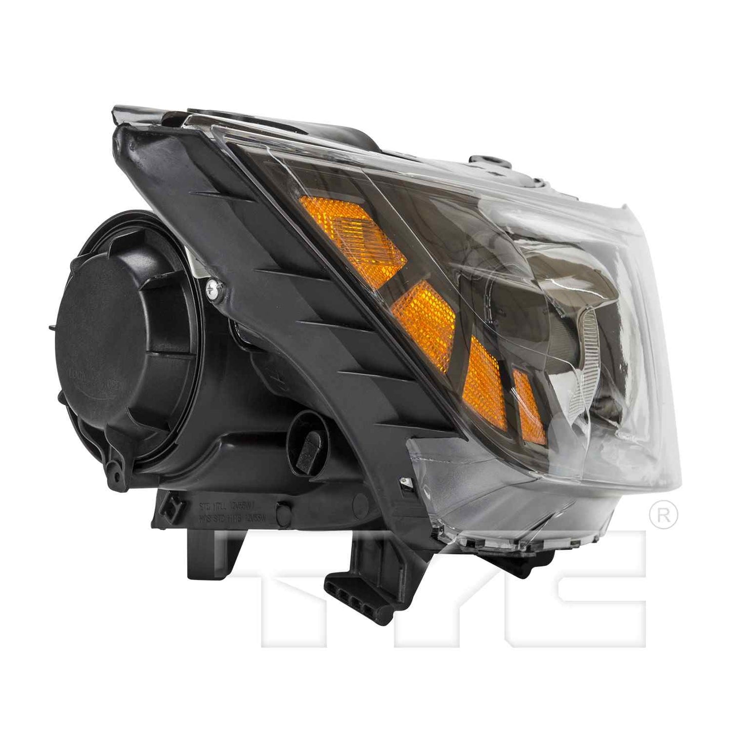 Side View of Right Headlight Assembly TYC 20-12553-90