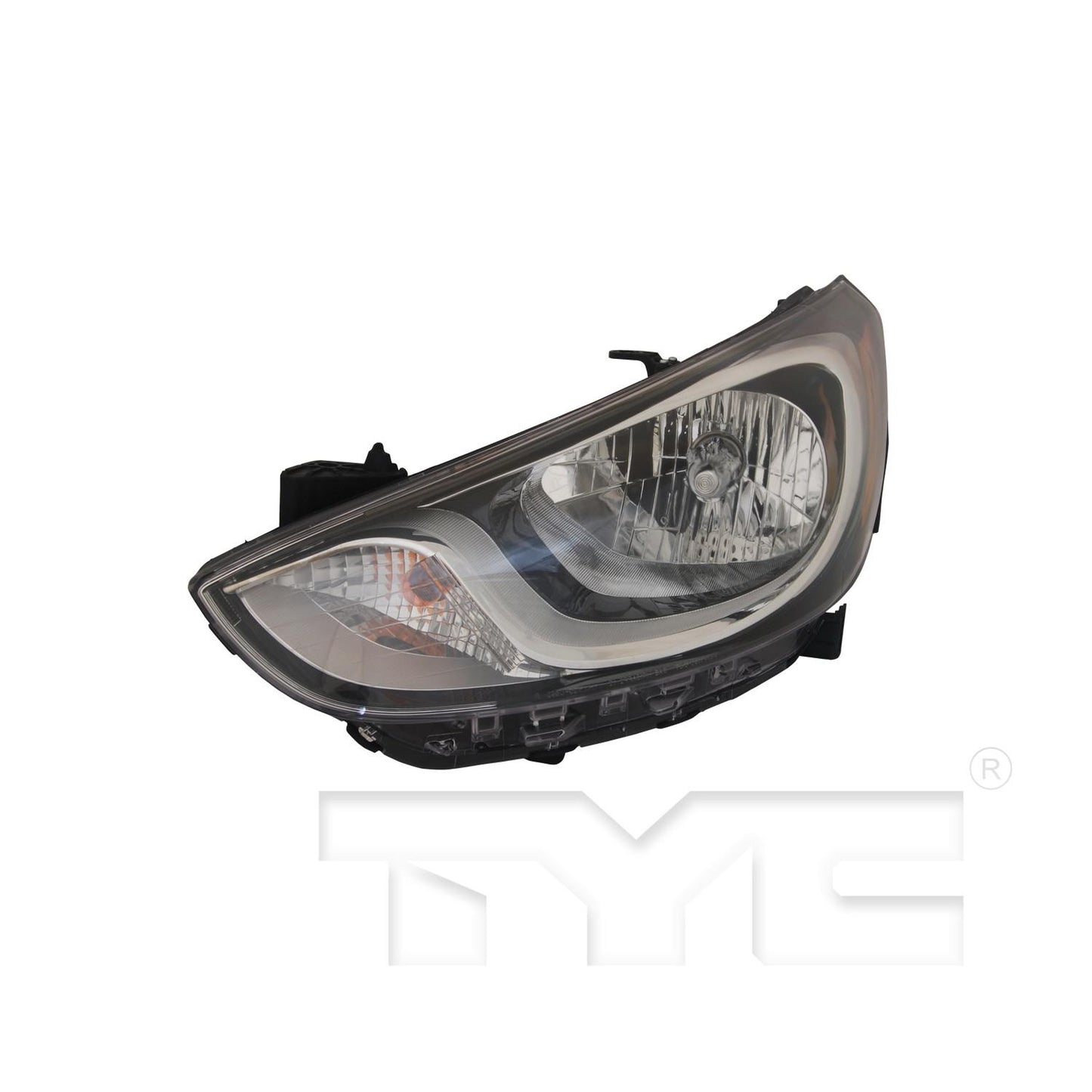 Front View of Left Headlight Assembly TYC 20-12694-00