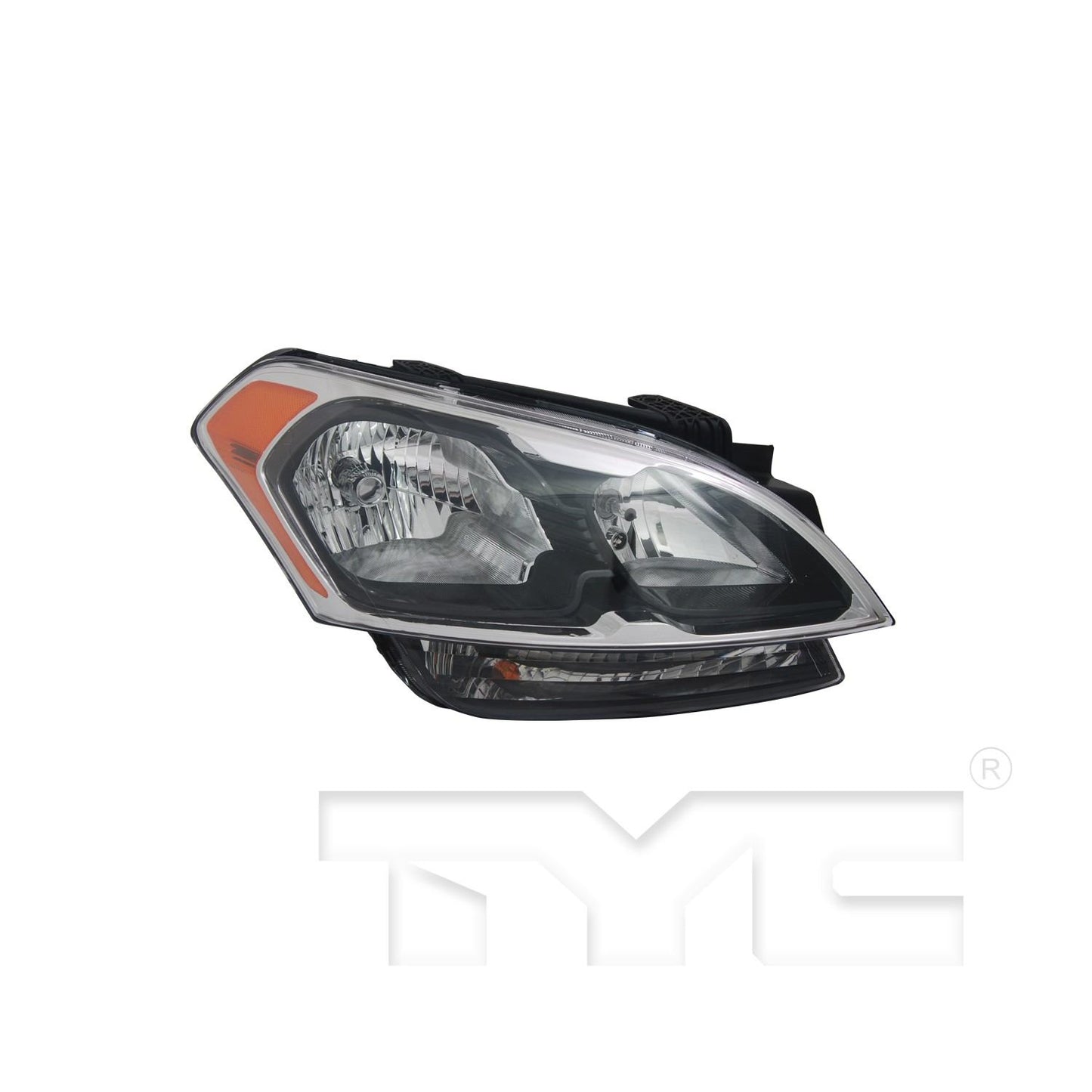 Front View of Right Headlight Assembly TYC 20-12733-00-9