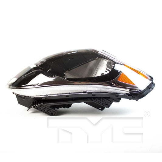 Top View of Right Headlight Assembly TYC 20-12733-00-9