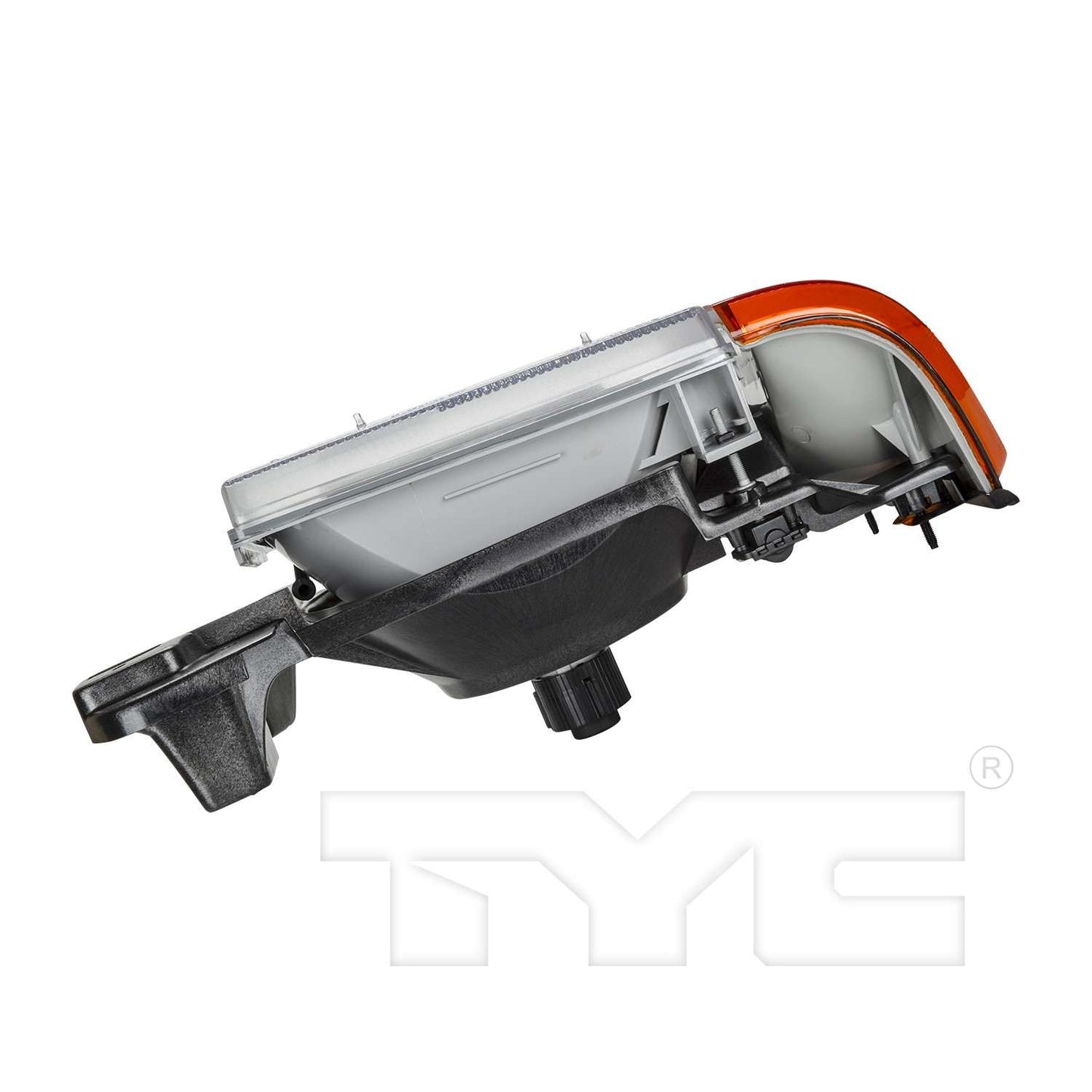 Bottom View of Left Headlight Assembly TYC 20-1571-00