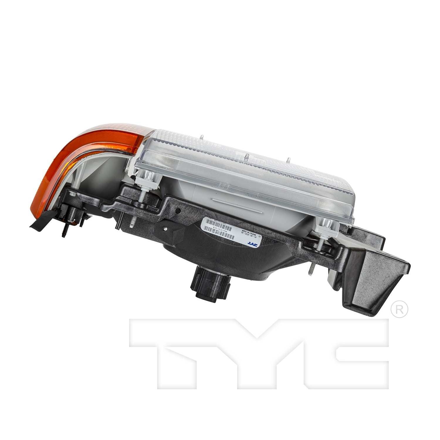 Top View of Left Headlight Assembly TYC 20-1571-00