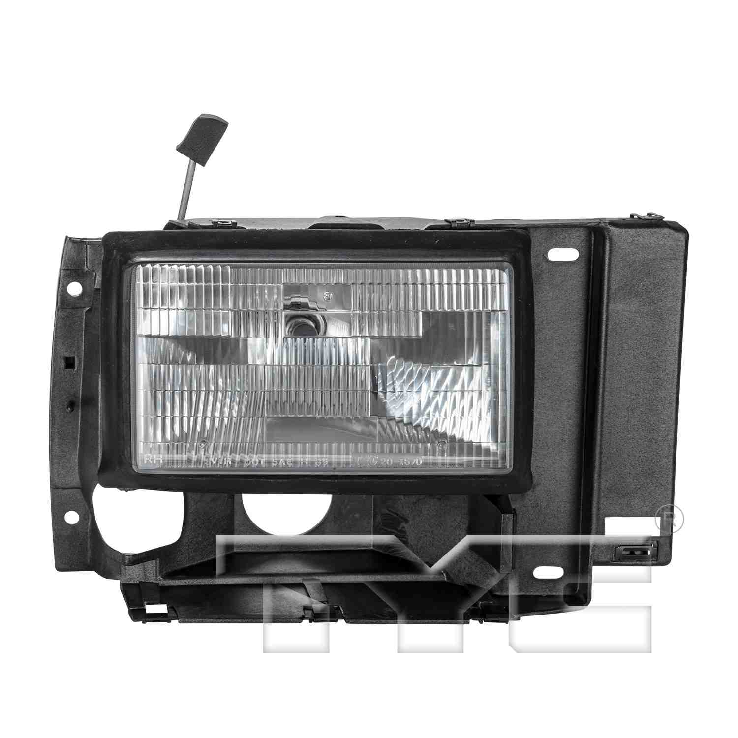 Front View of Right Headlight Assembly TYC 20-1670-00