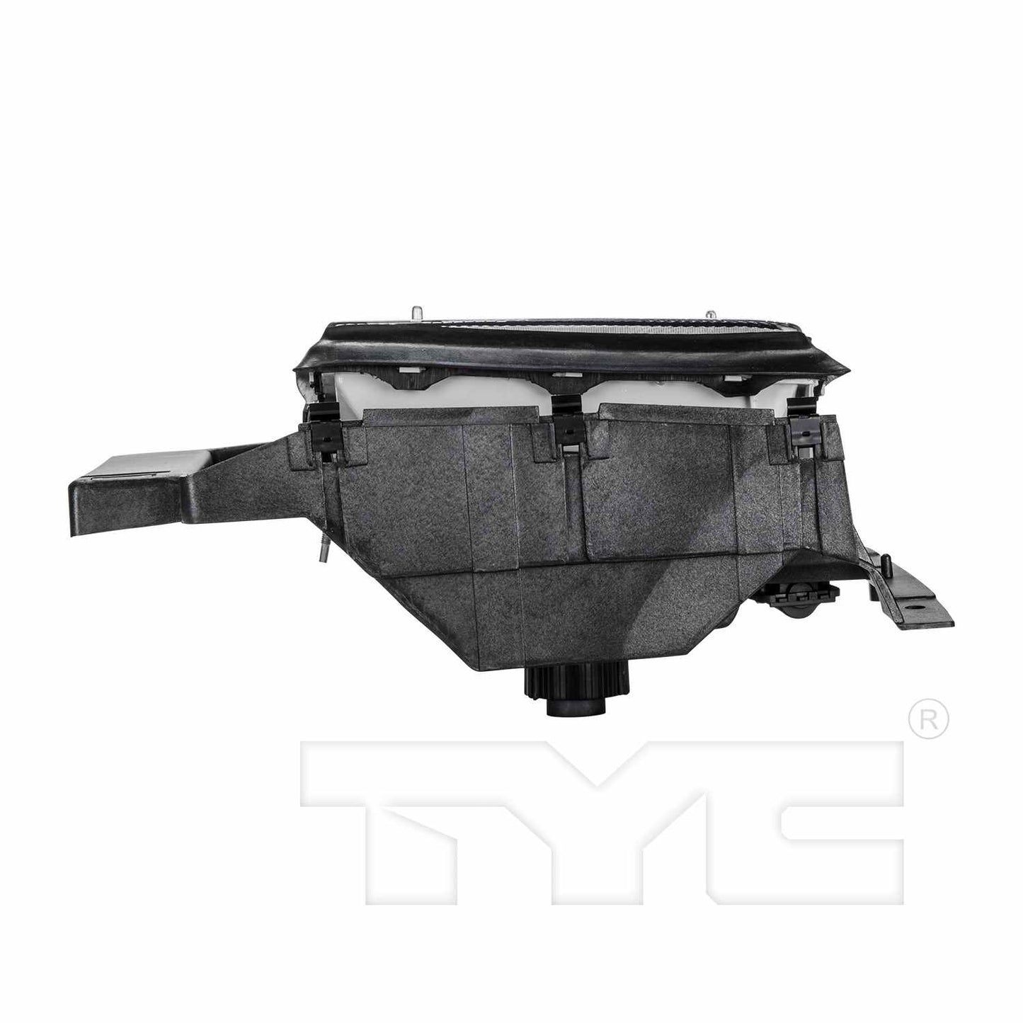 Bottom View of Left Headlight Assembly TYC 20-1671-00