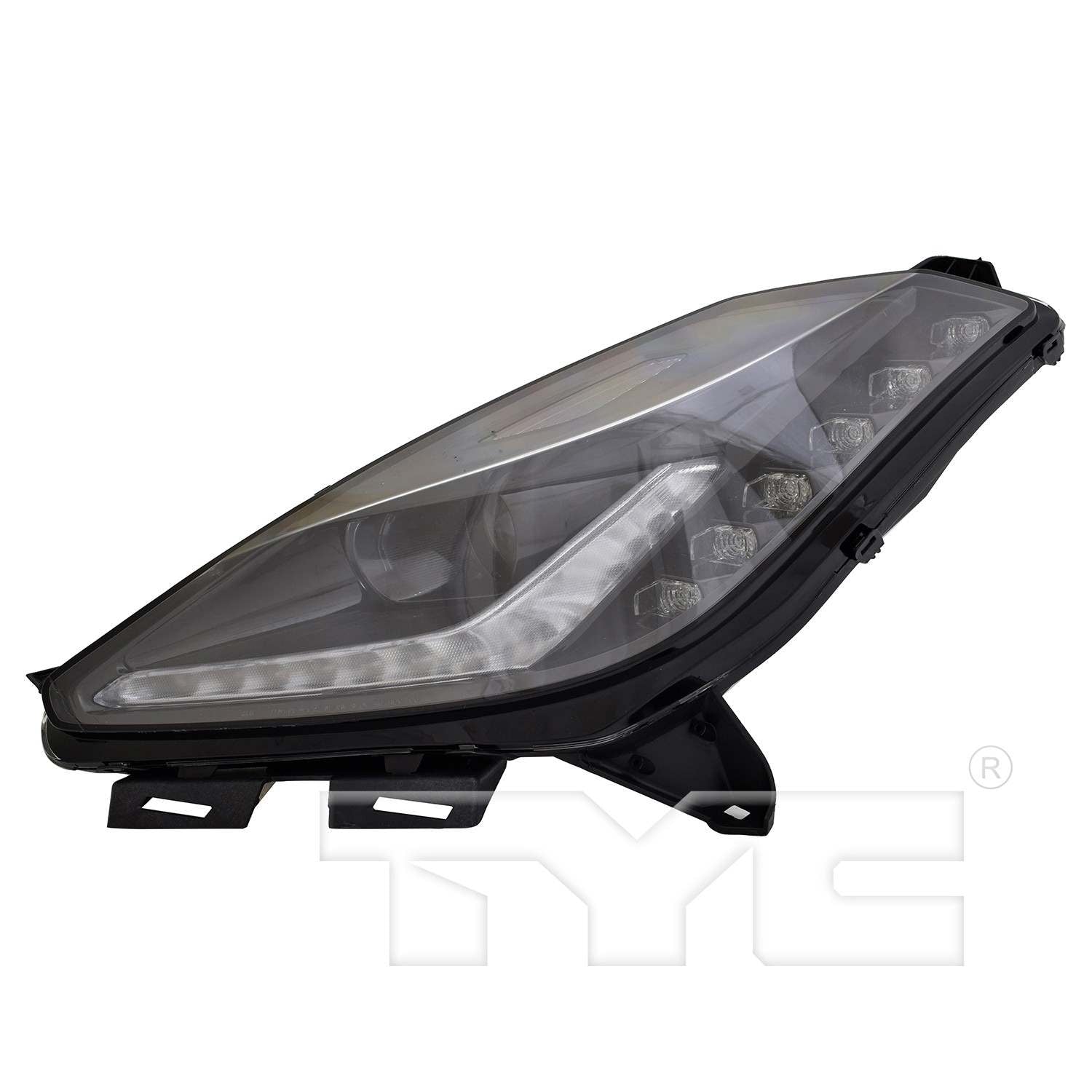 Front View of Left Headlight Assembly TYC 20-17412-00