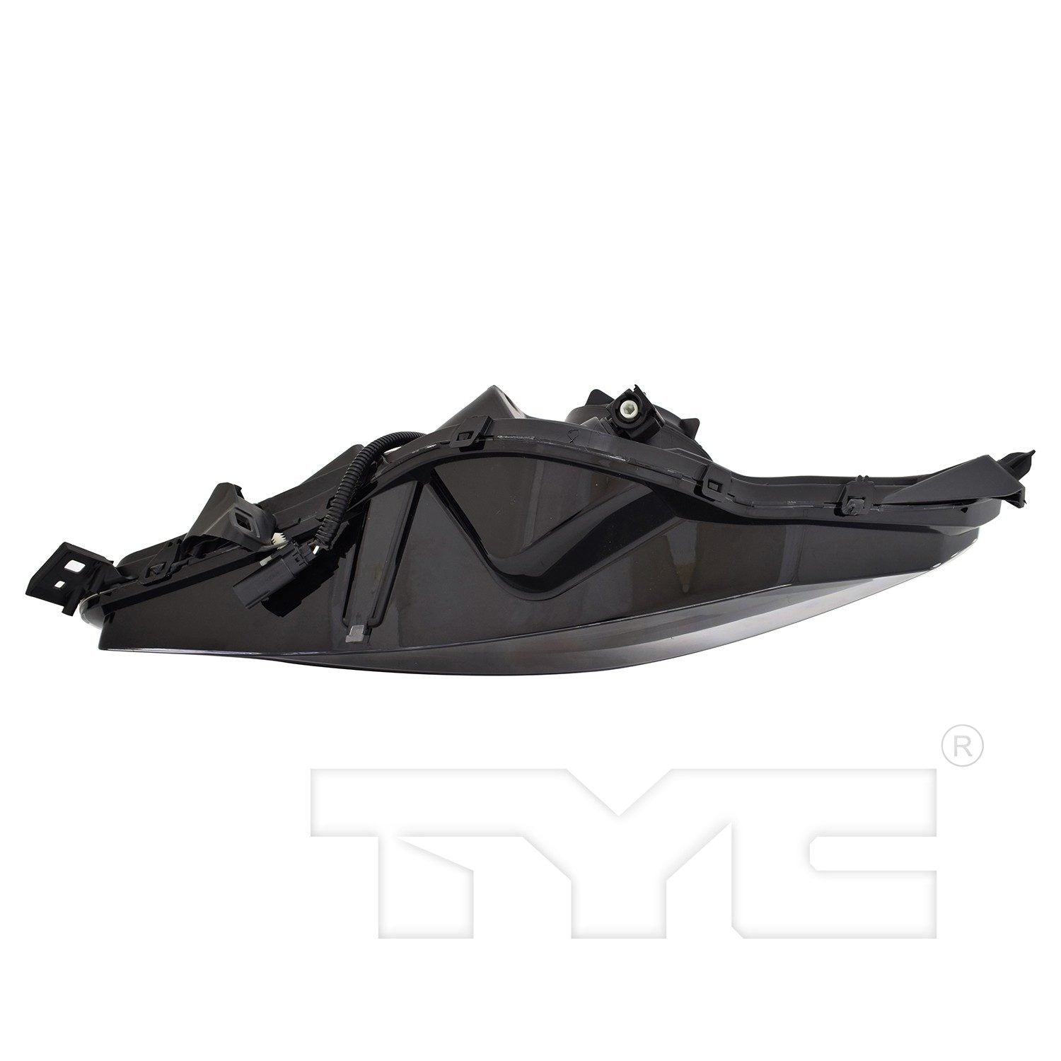 Top View of Left Headlight Assembly TYC 20-17412-00