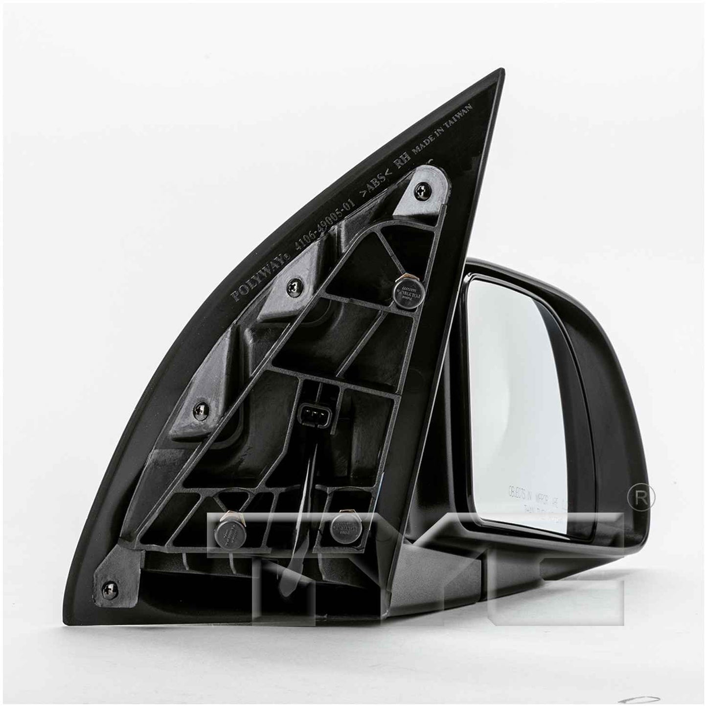 Angle View of Right Door Mirror TYC 2020131