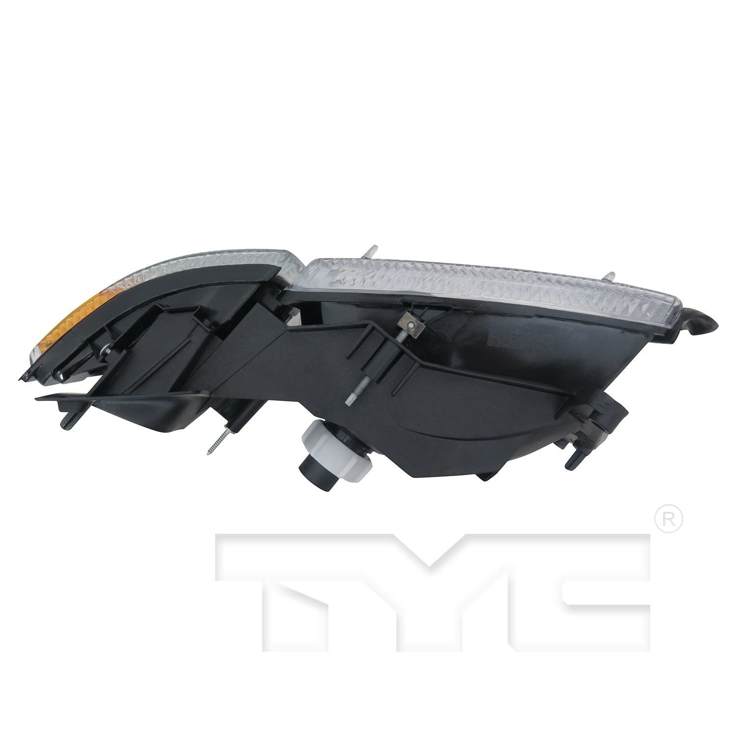 Bottom View of Right Headlight Assembly TYC 20-3016-78