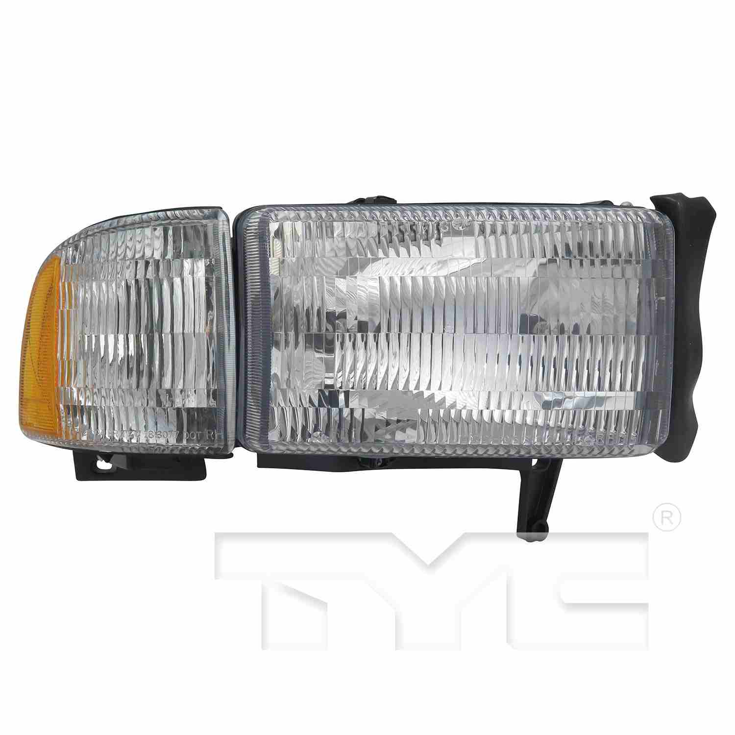 Front View of Right Headlight Assembly TYC 20-3016-78