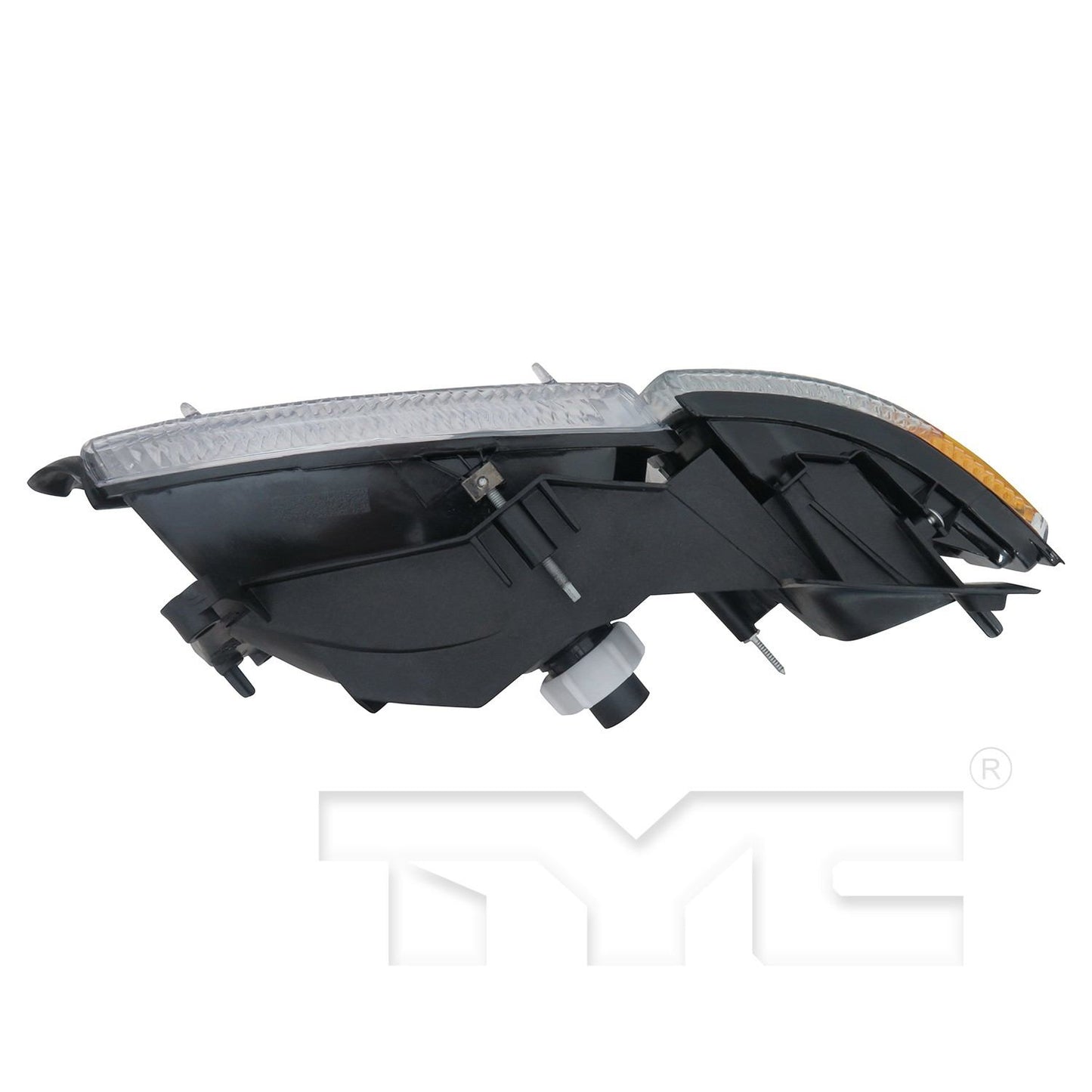 Bottom View of Left Headlight Assembly TYC 20-3017-78