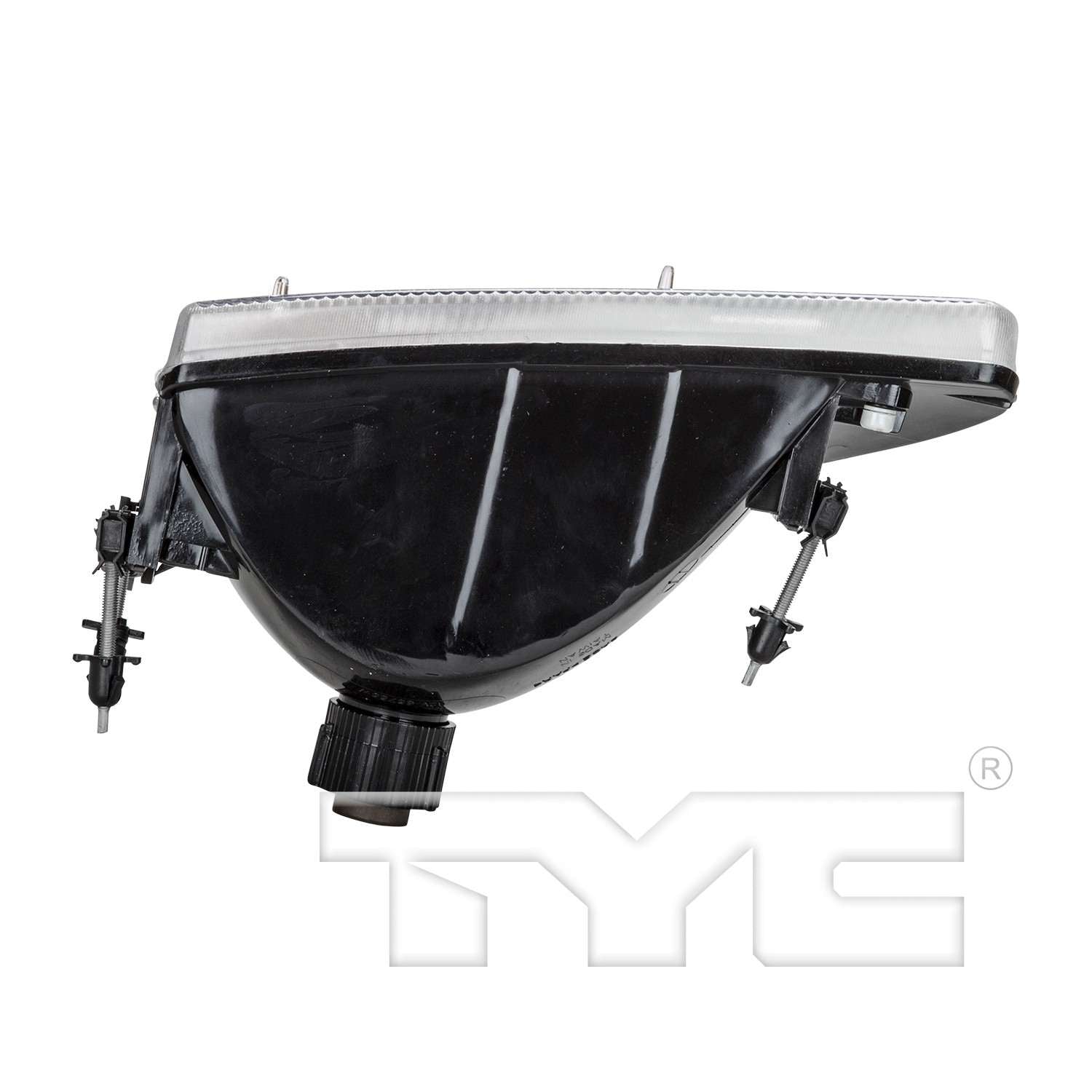 Bottom View of Right Headlight Assembly TYC 20-3076-00