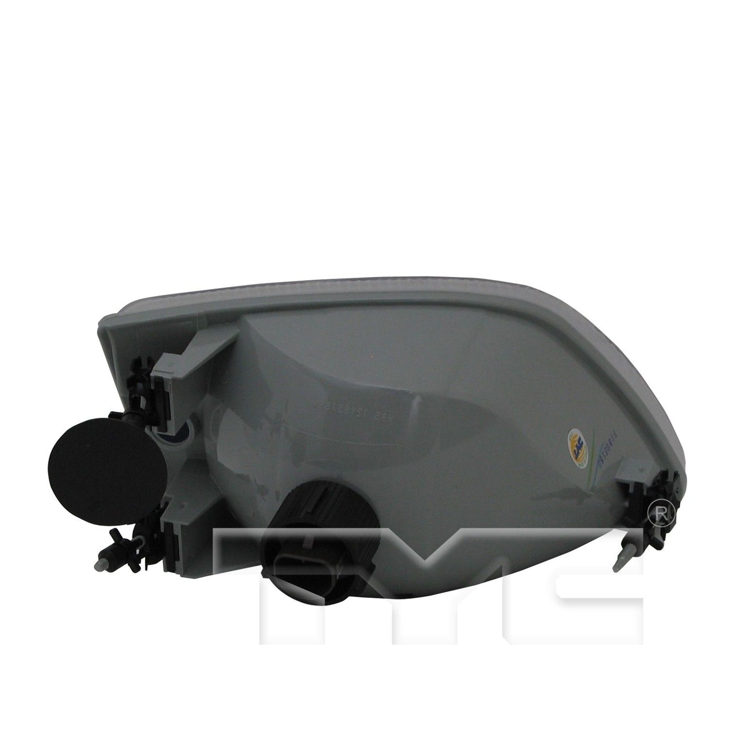 Back View of Left Headlight Assembly TYC 20-3520-80-9